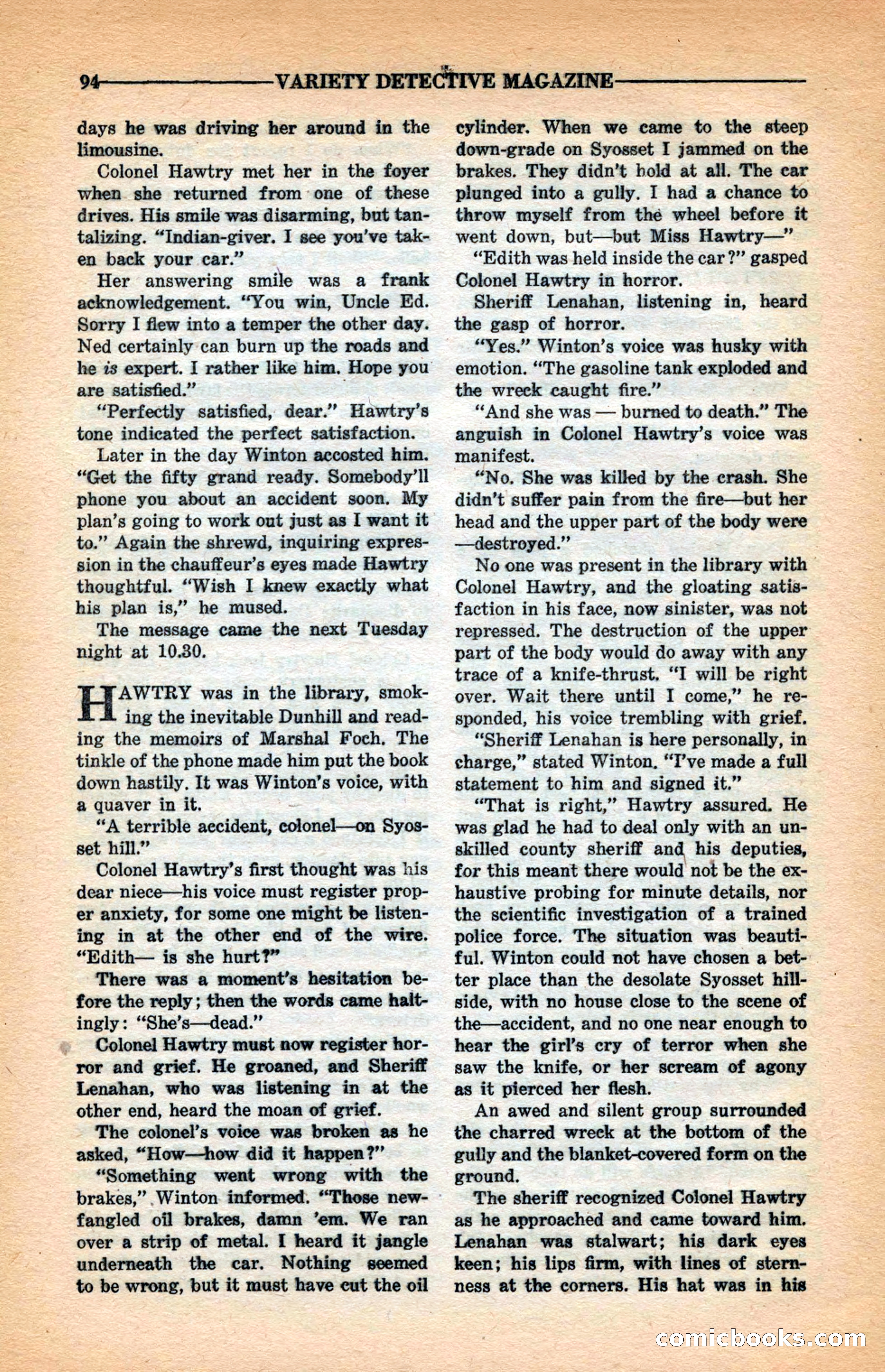 Variety Detective Magazine — page 96 of 116
