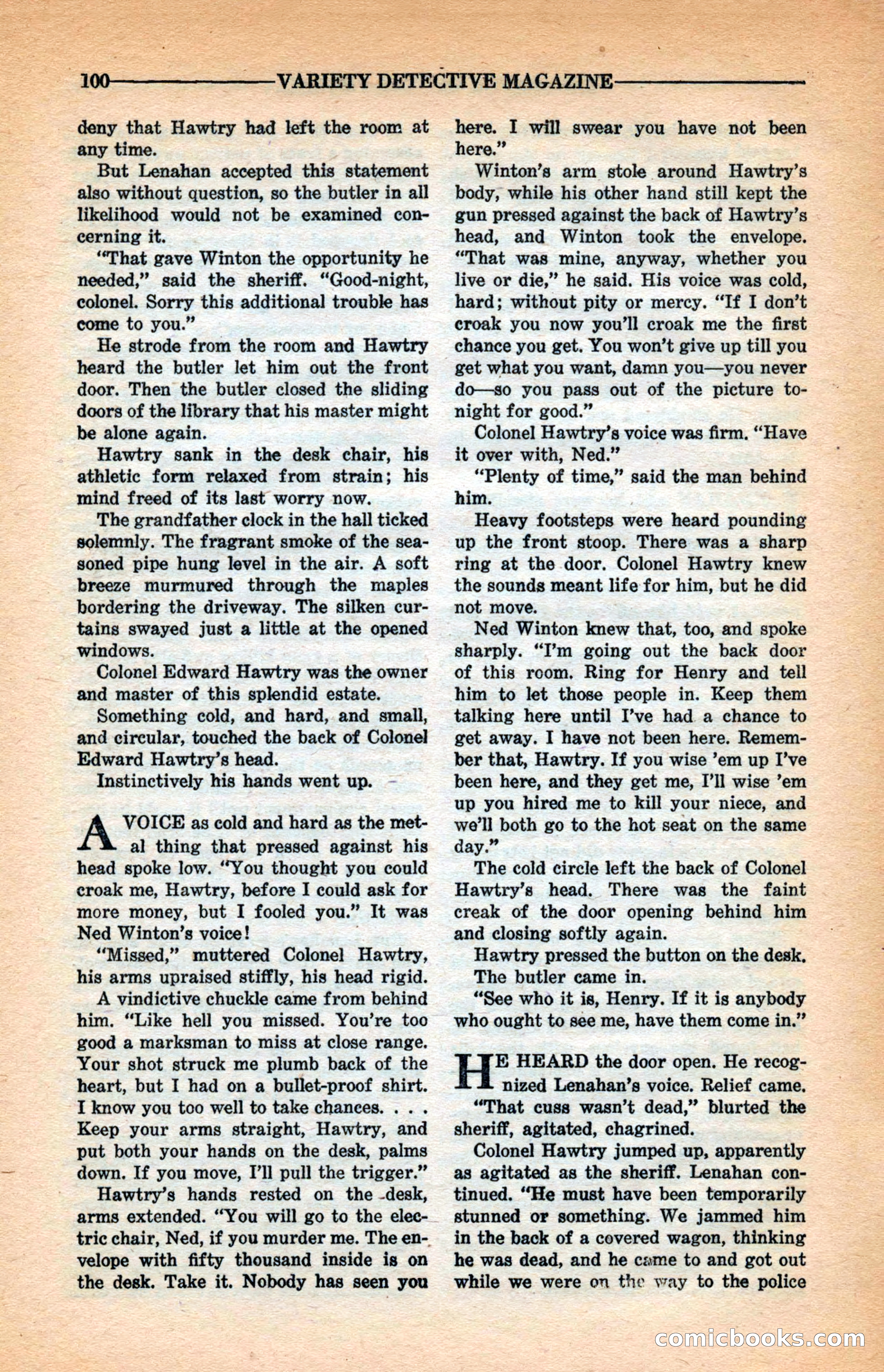 Variety Detective Magazine — page 102 of 116