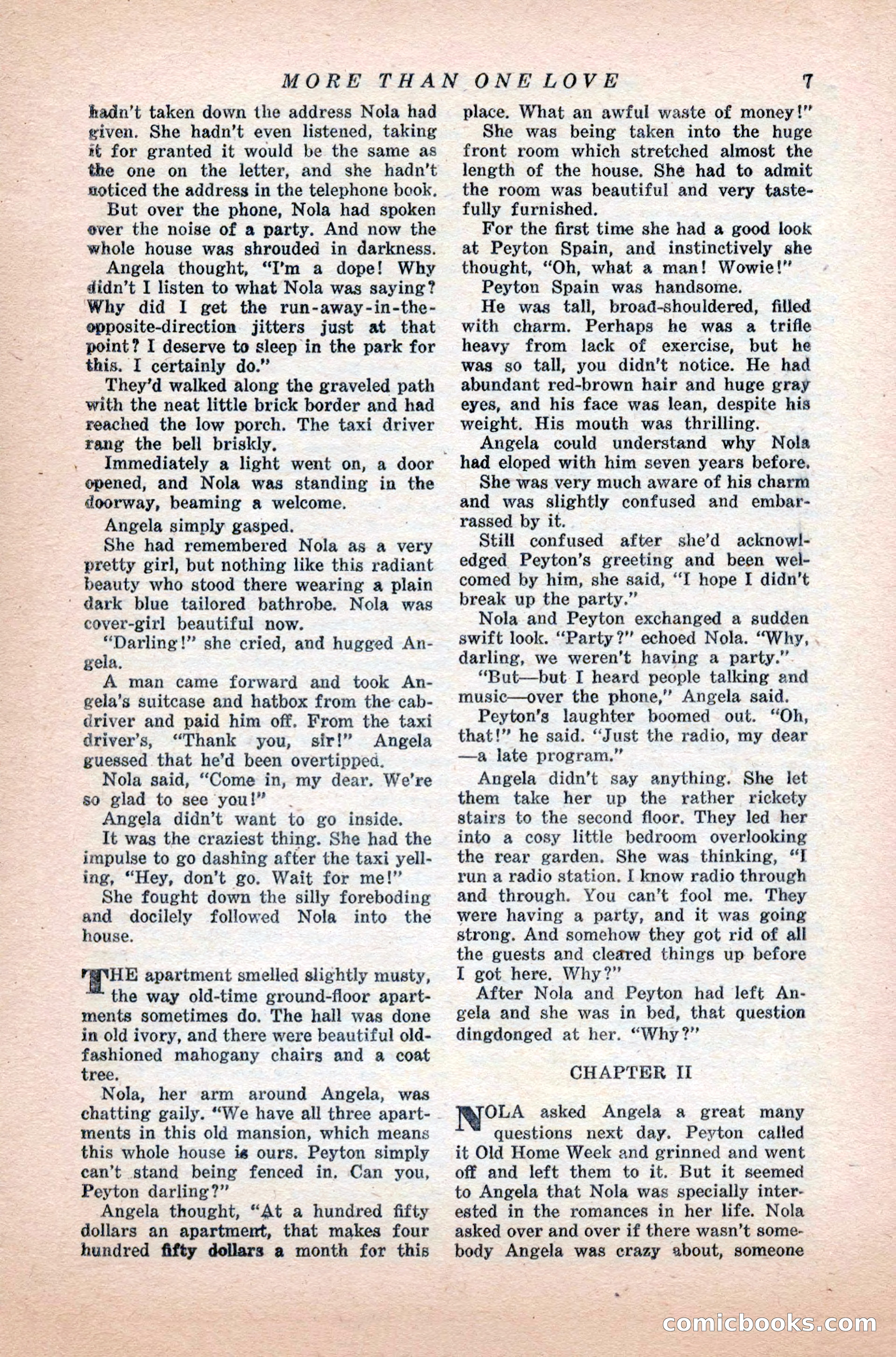 Variety Love Stories, October 1946 — page 9 of 84