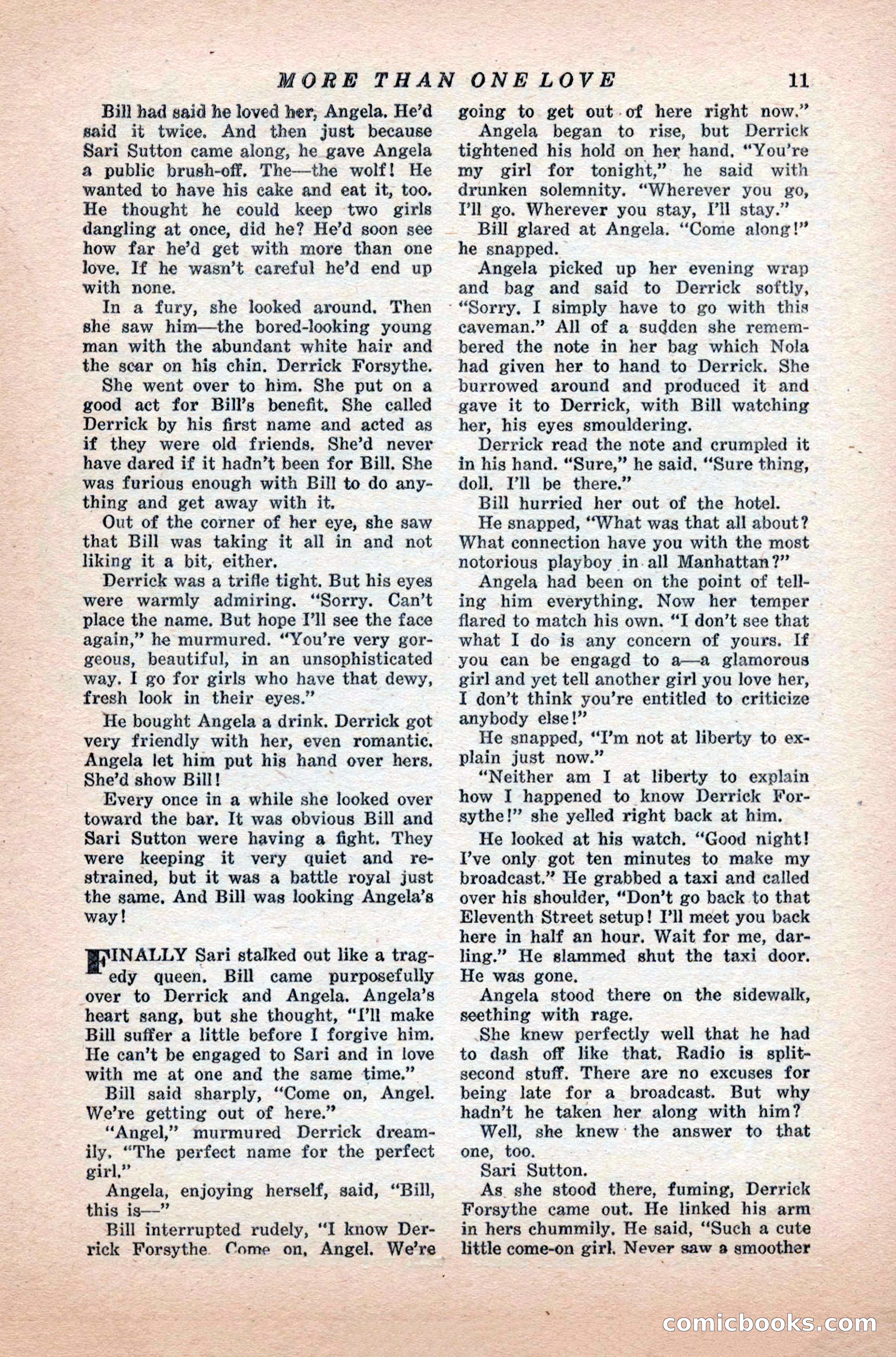 Variety Love Stories, October 1946 — page 13 of 84