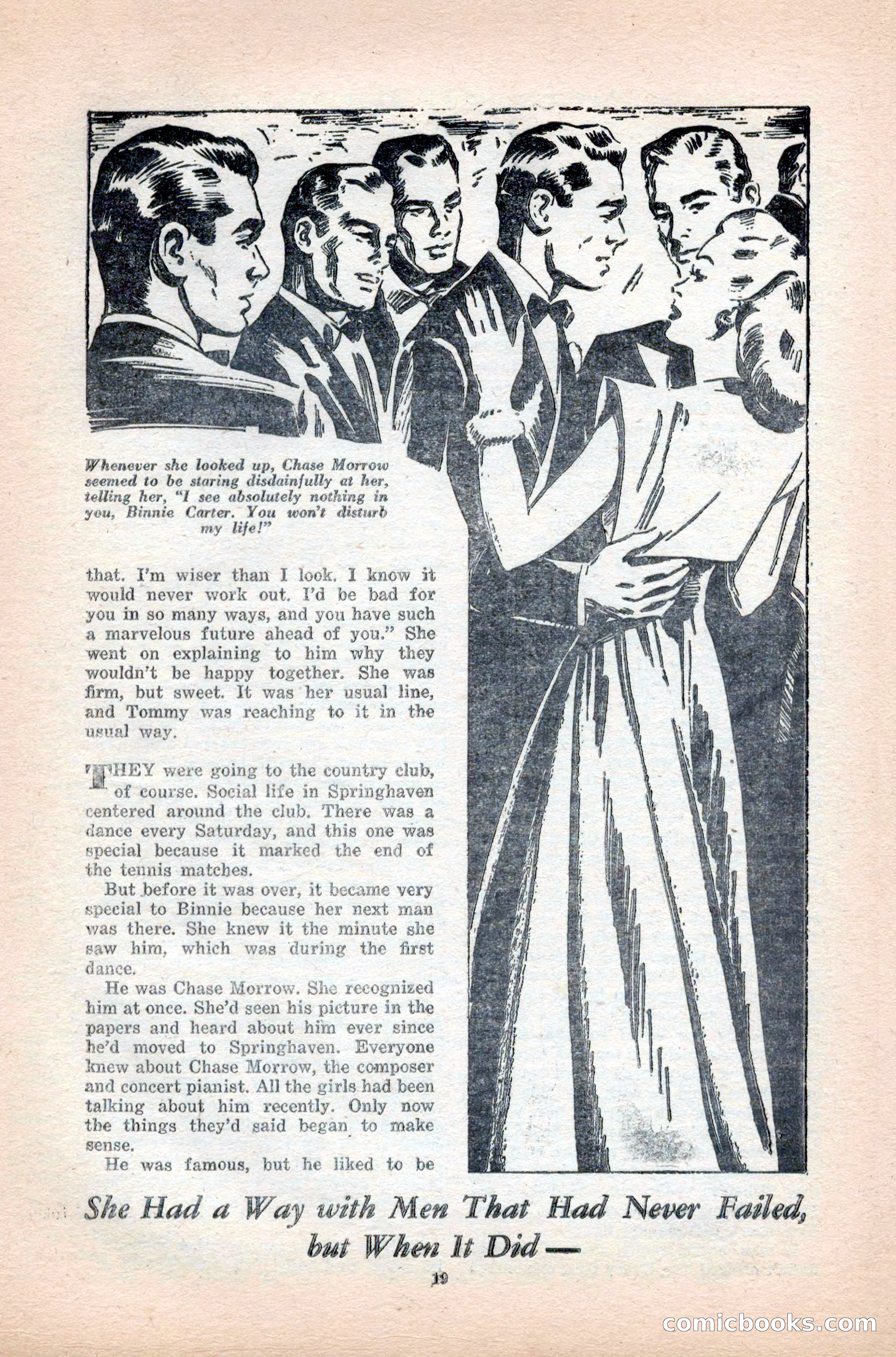 Variety Love Stories, October 1946 — page 21 of 84