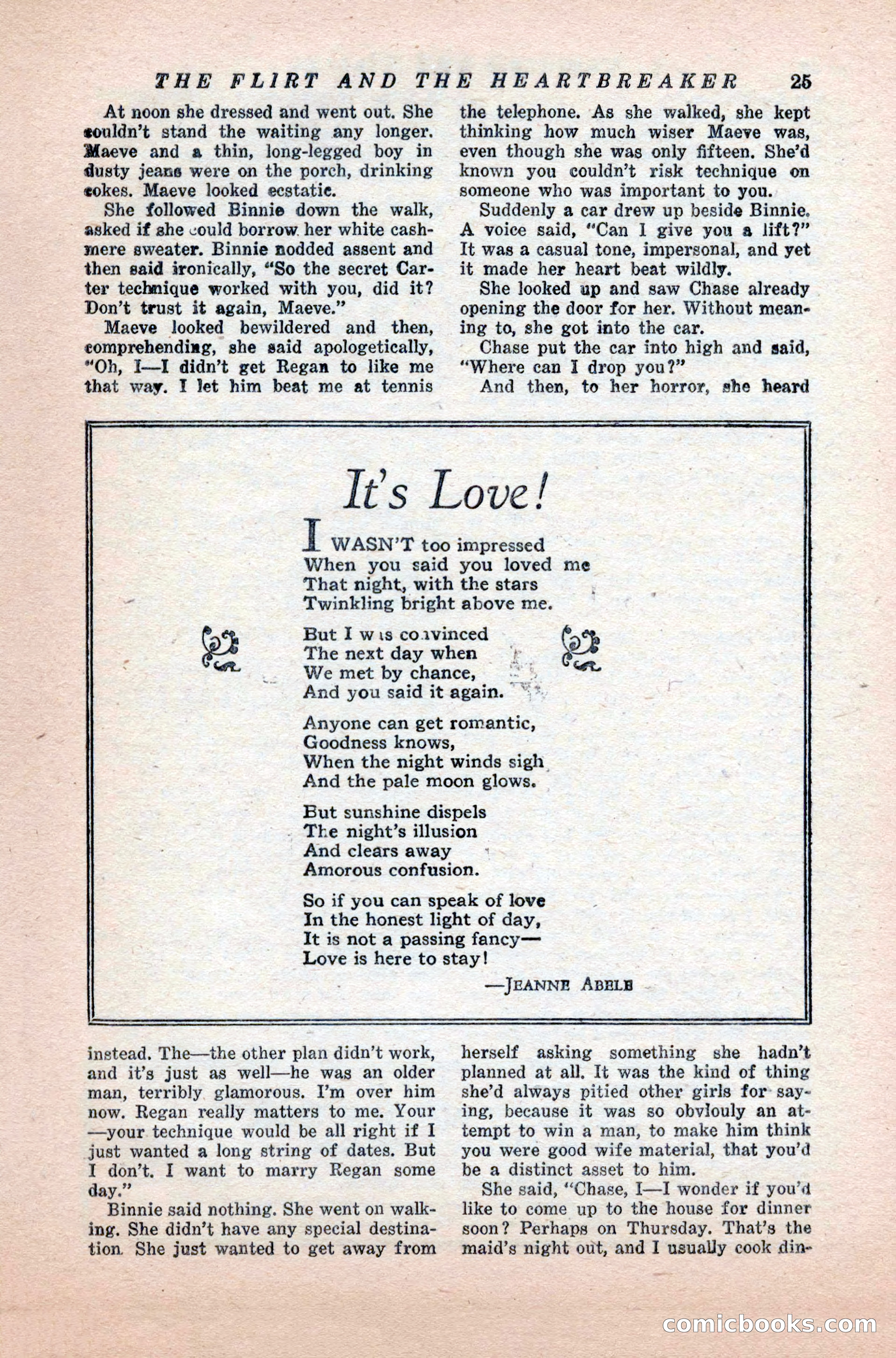 Variety Love Stories, October 1946 — page 27 of 84