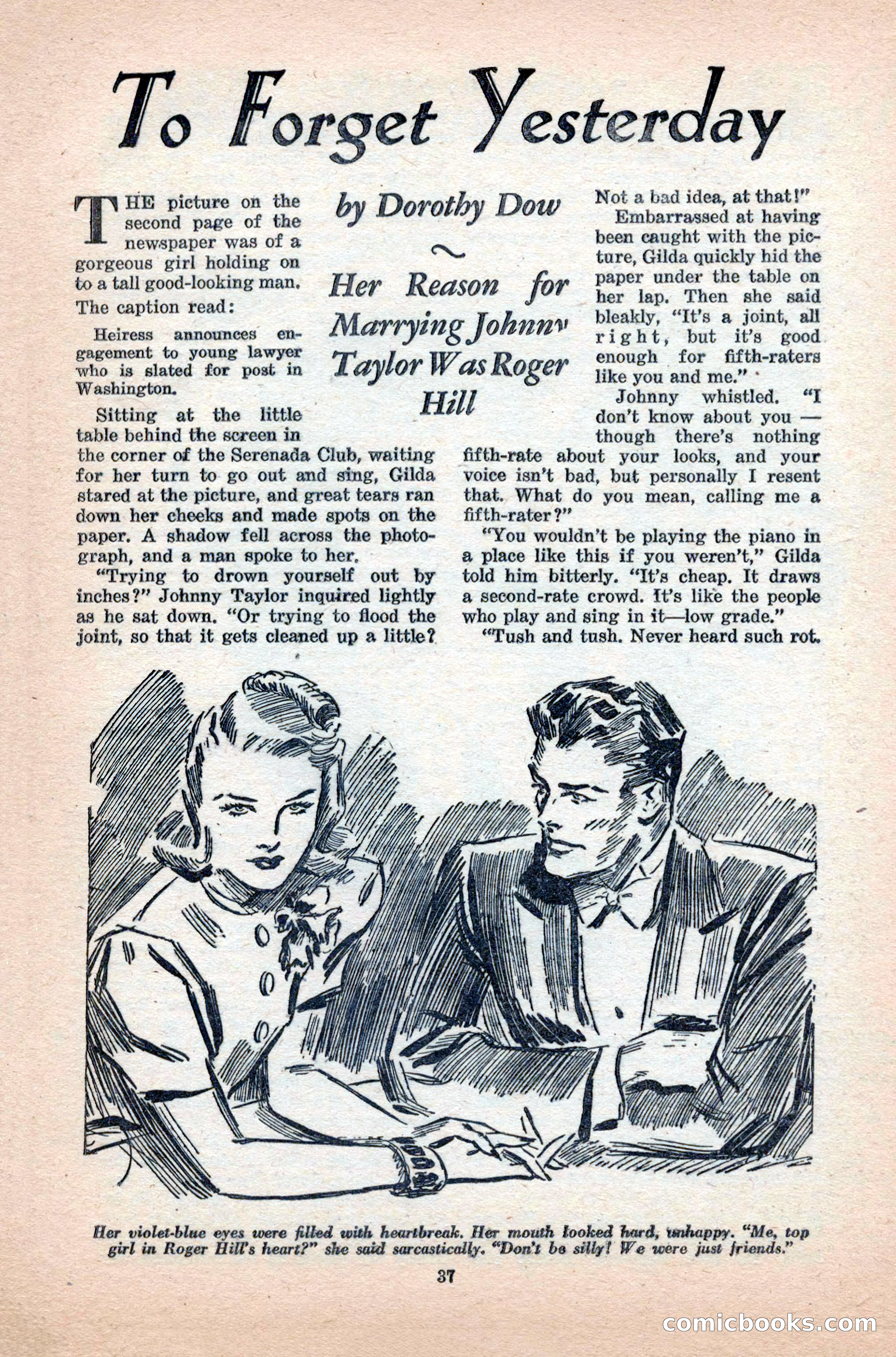 Variety Love Stories, October 1946 — page 39 of 84