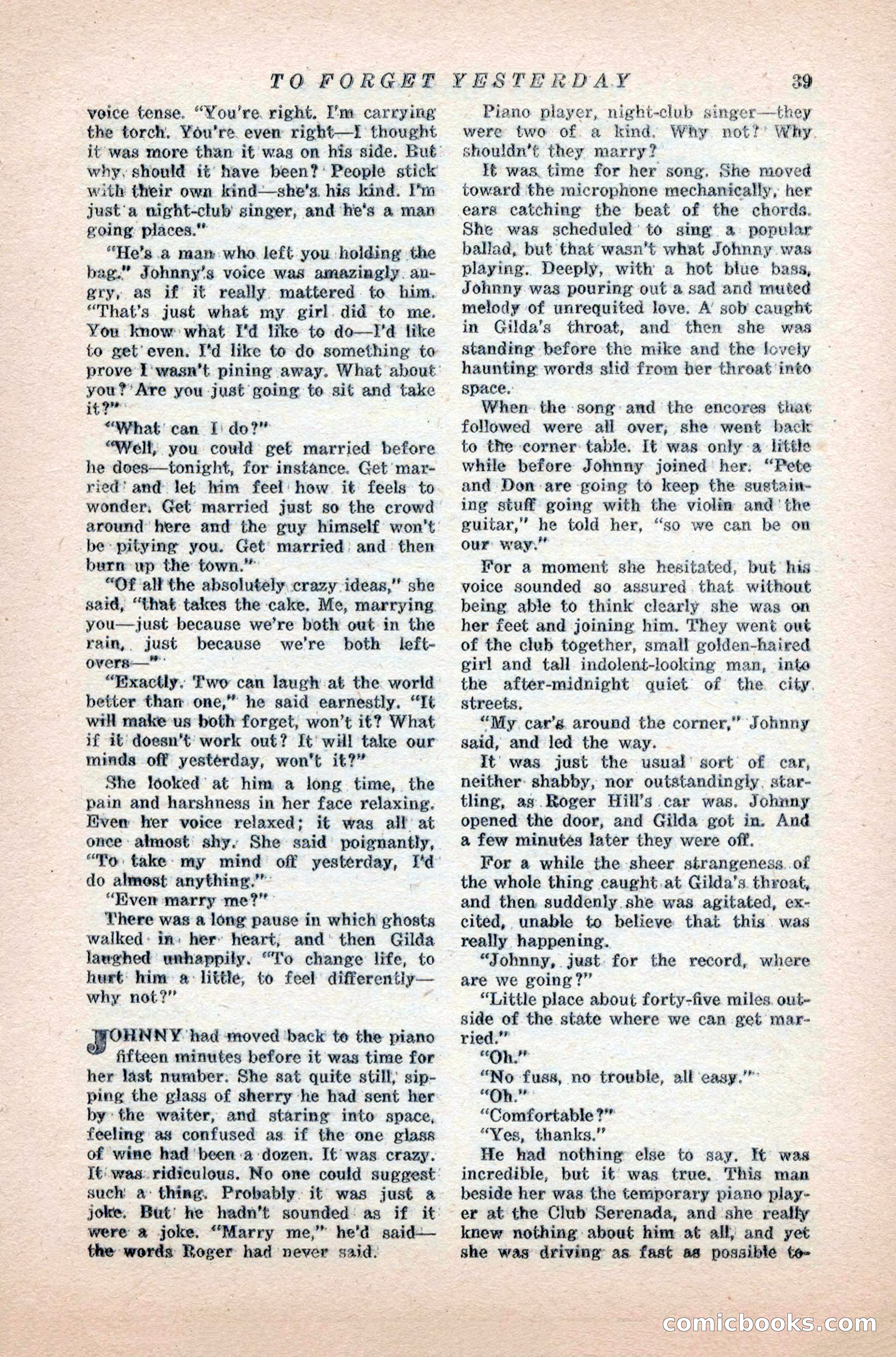 Variety Love Stories, October 1946 — page 41 of 84