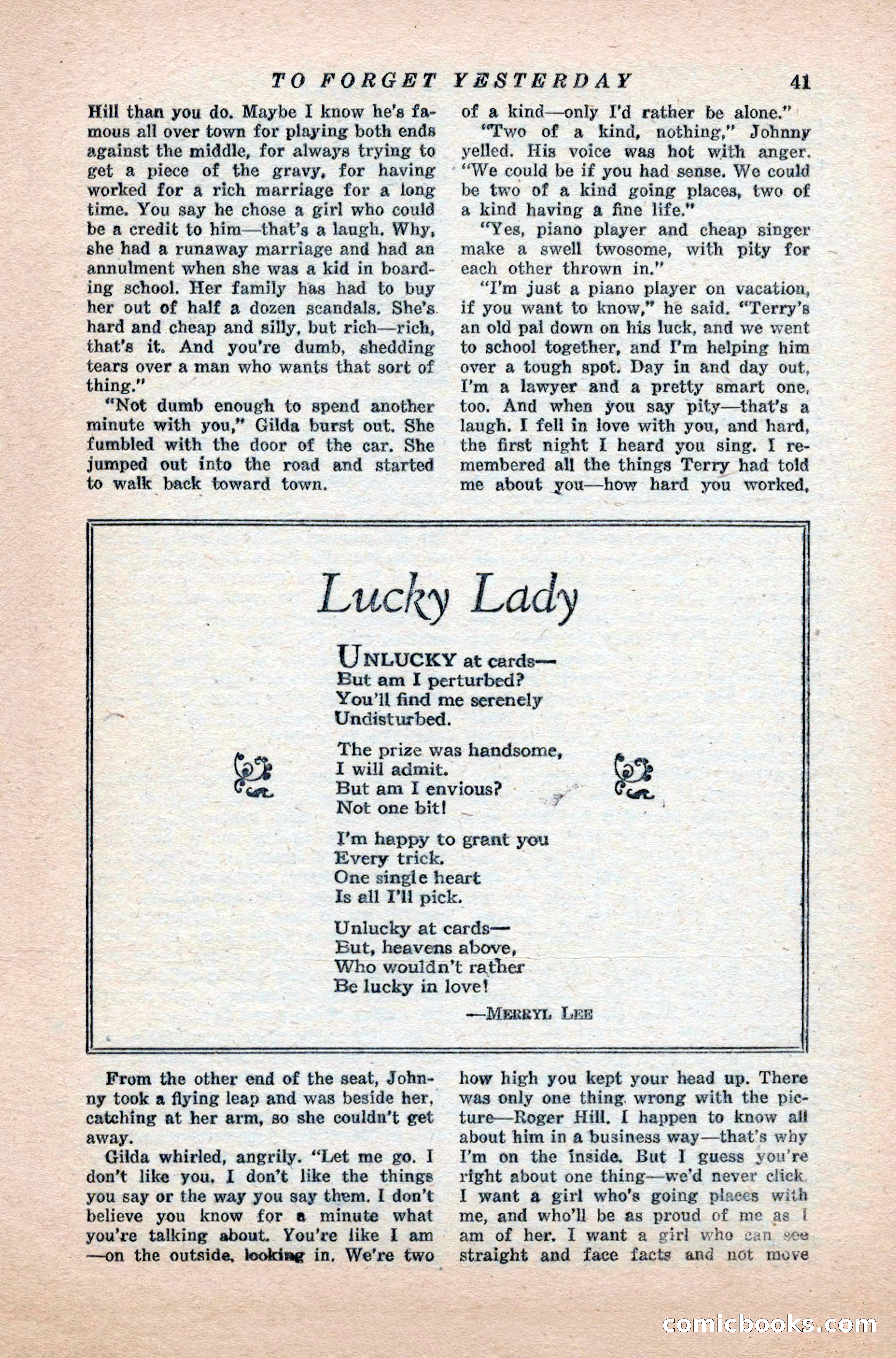 Variety Love Stories, October 1946 — page 43 of 84