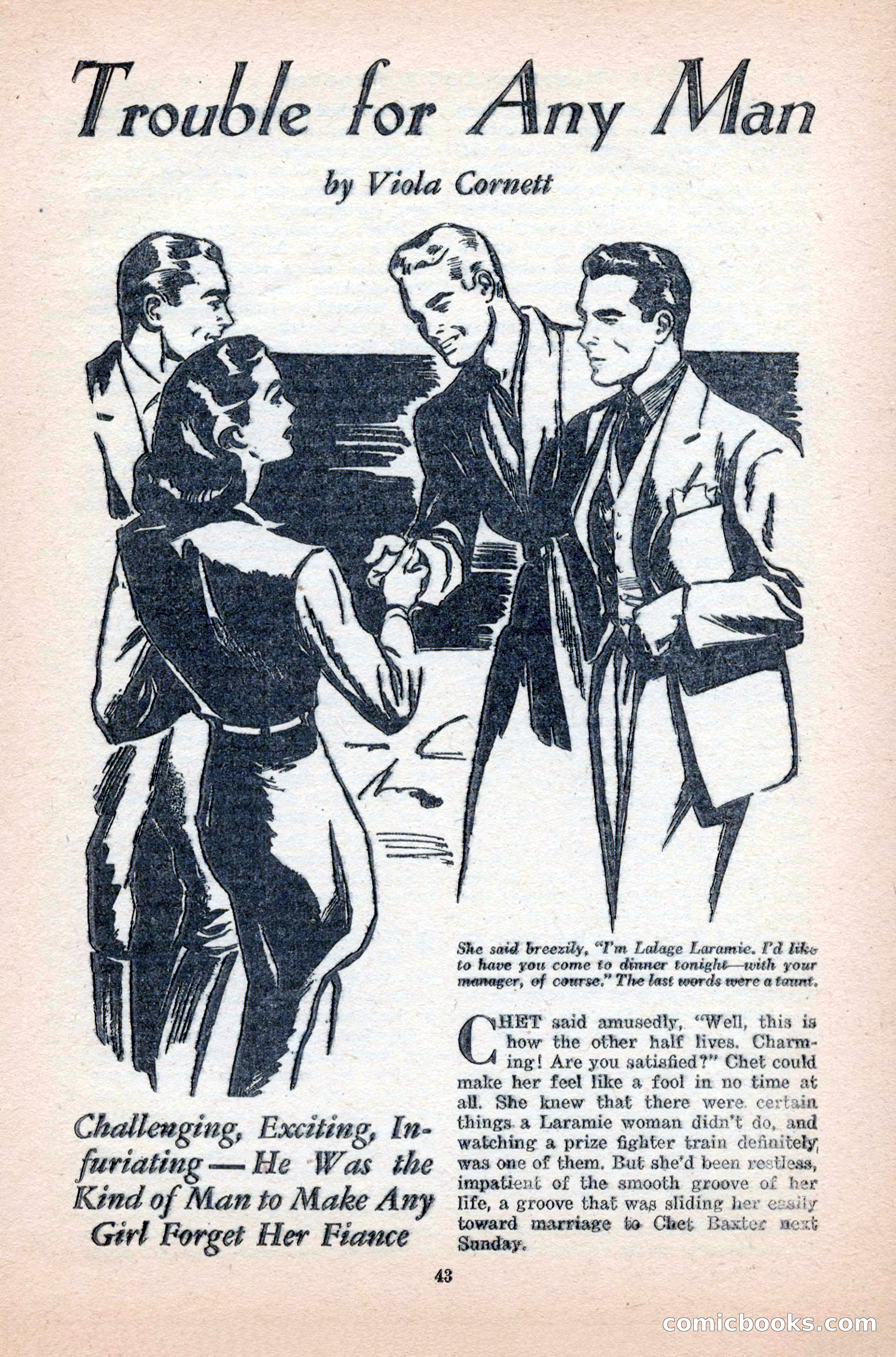 Variety Love Stories, October 1946 — page 45 of 84