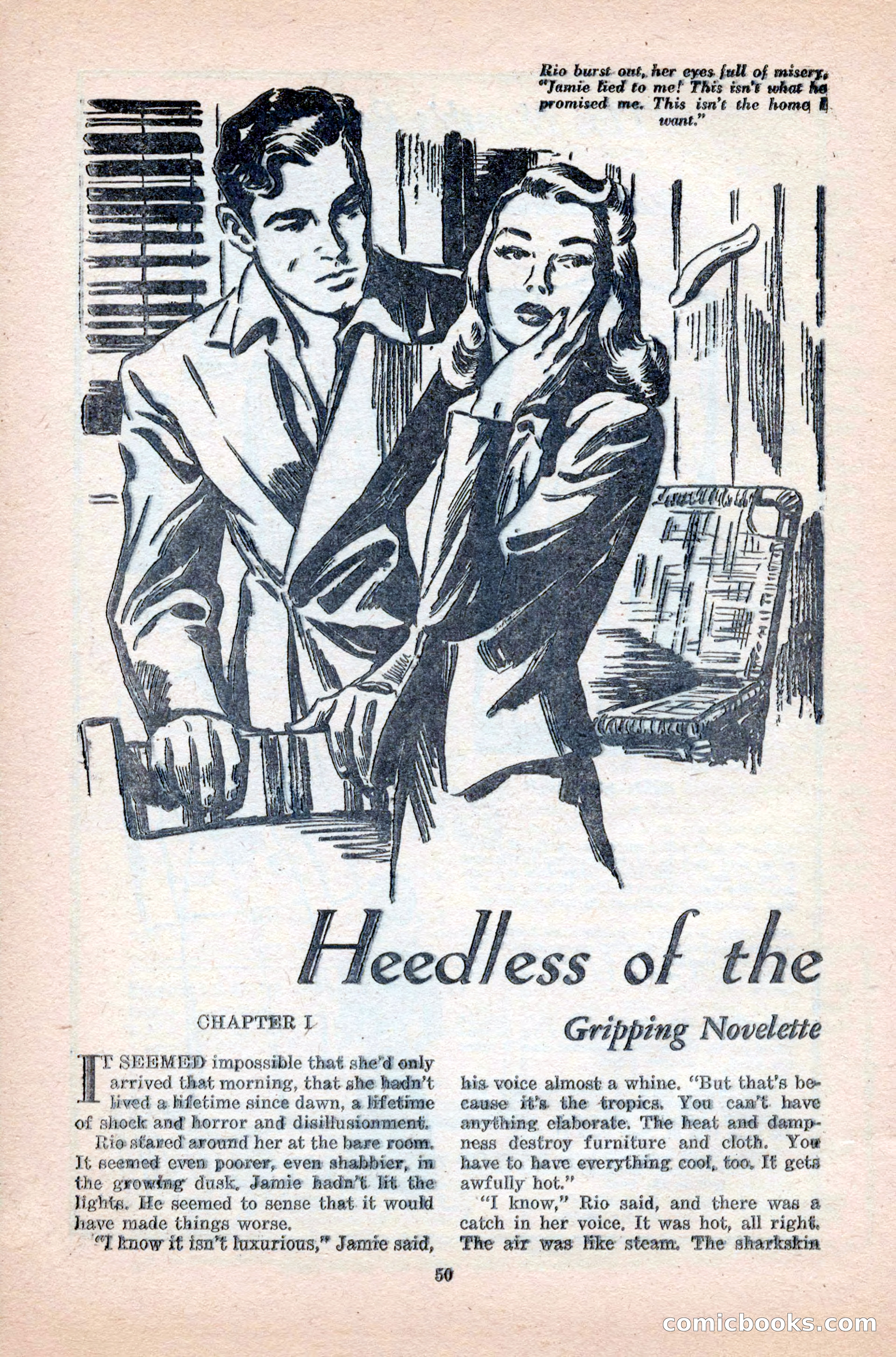 Variety Love Stories, October 1946 — page 52 of 84