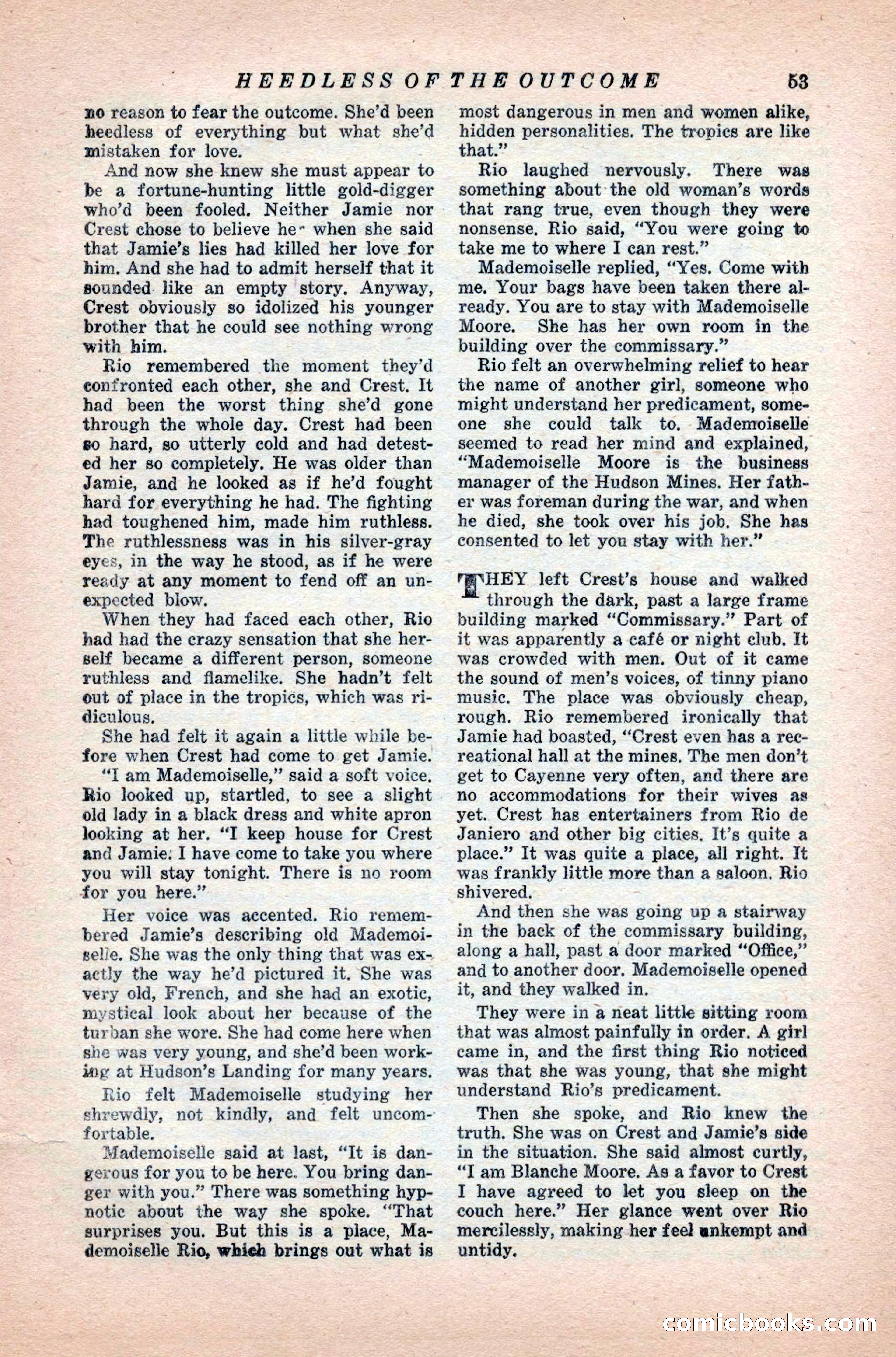 Variety Love Stories, October 1946 — page 55 of 84