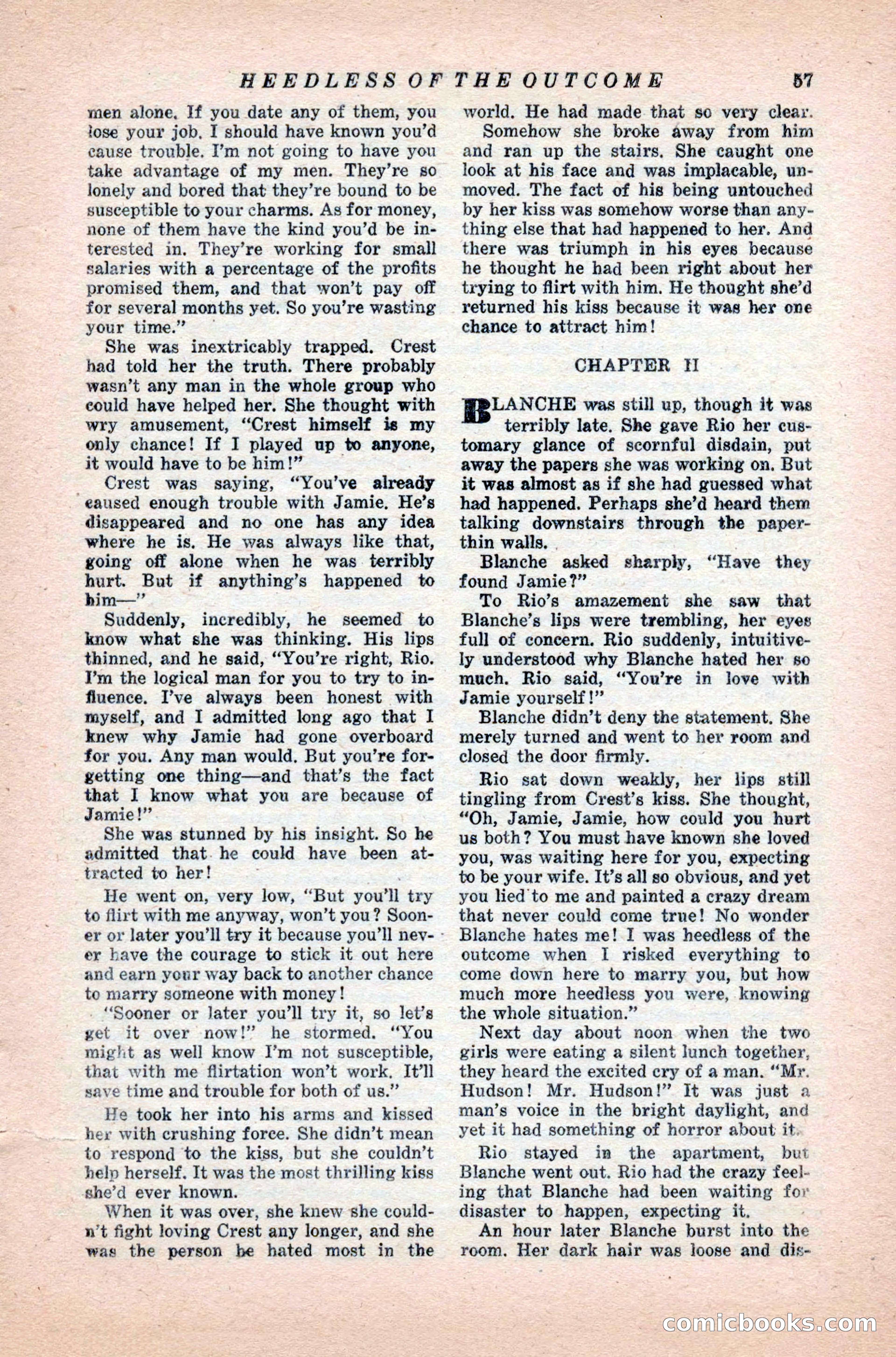 Variety Love Stories, October 1946 — page 59 of 84