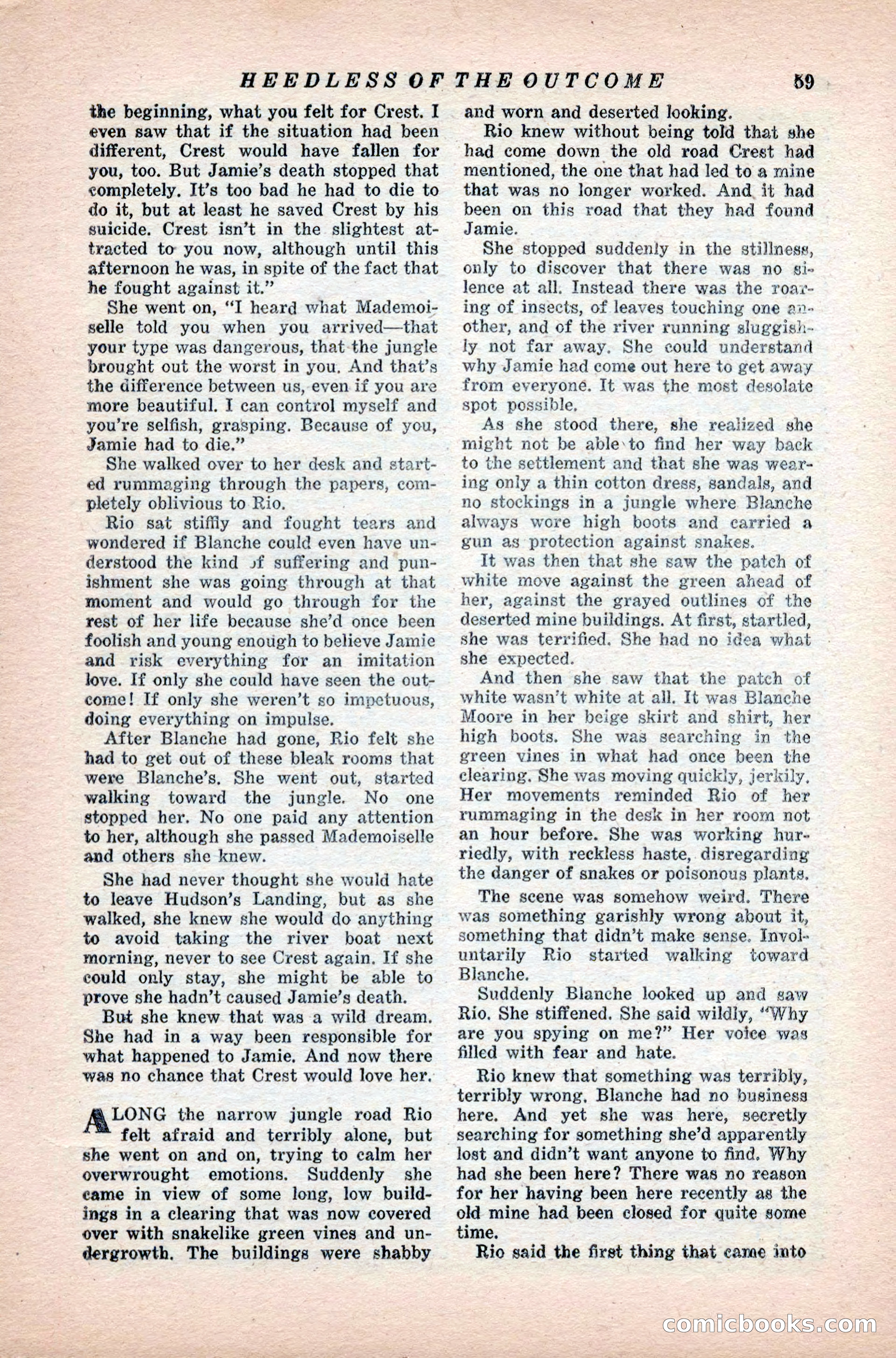 Variety Love Stories, October 1946 — page 61 of 84