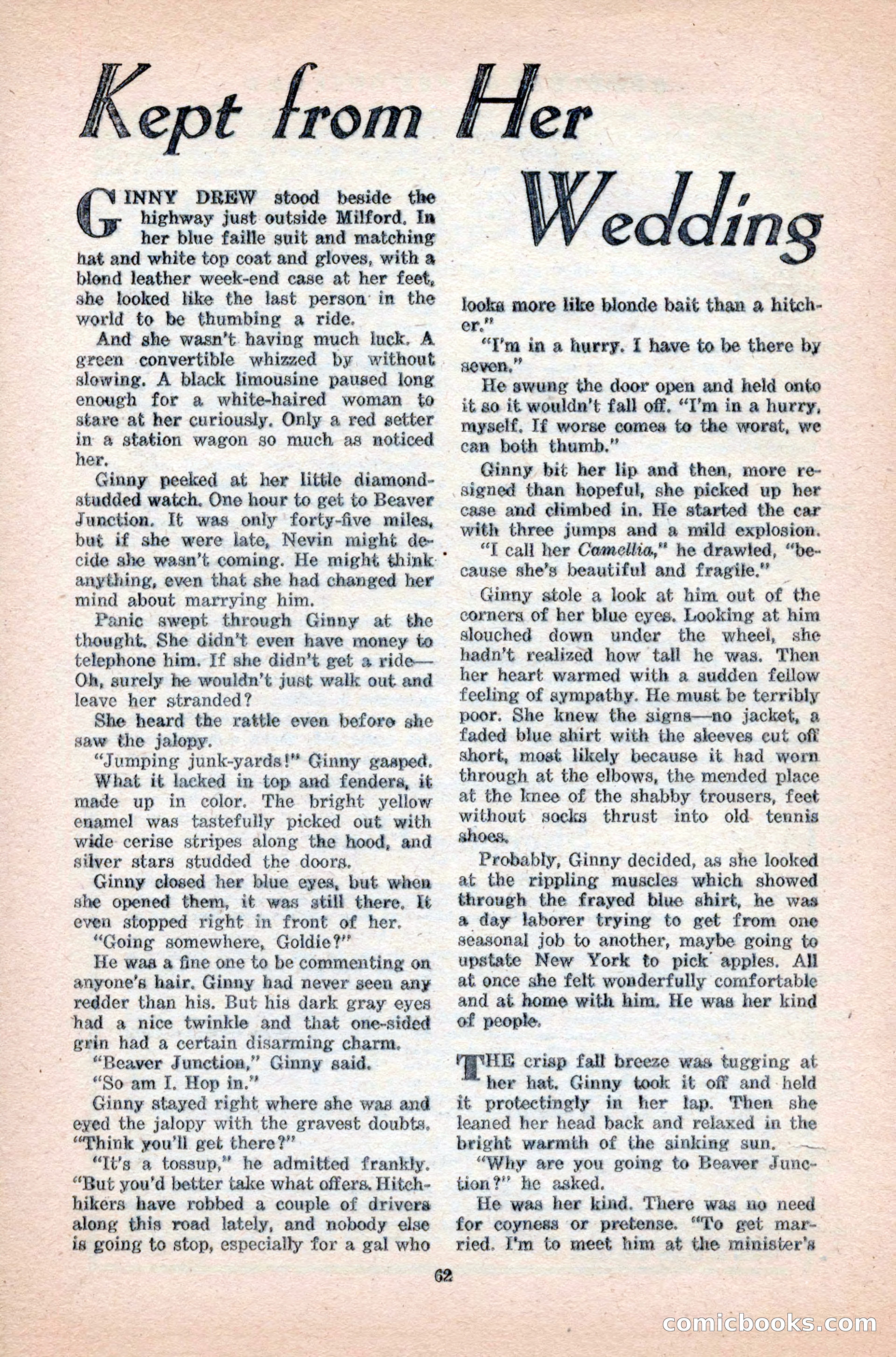 Variety Love Stories, October 1946 — page 64 of 84