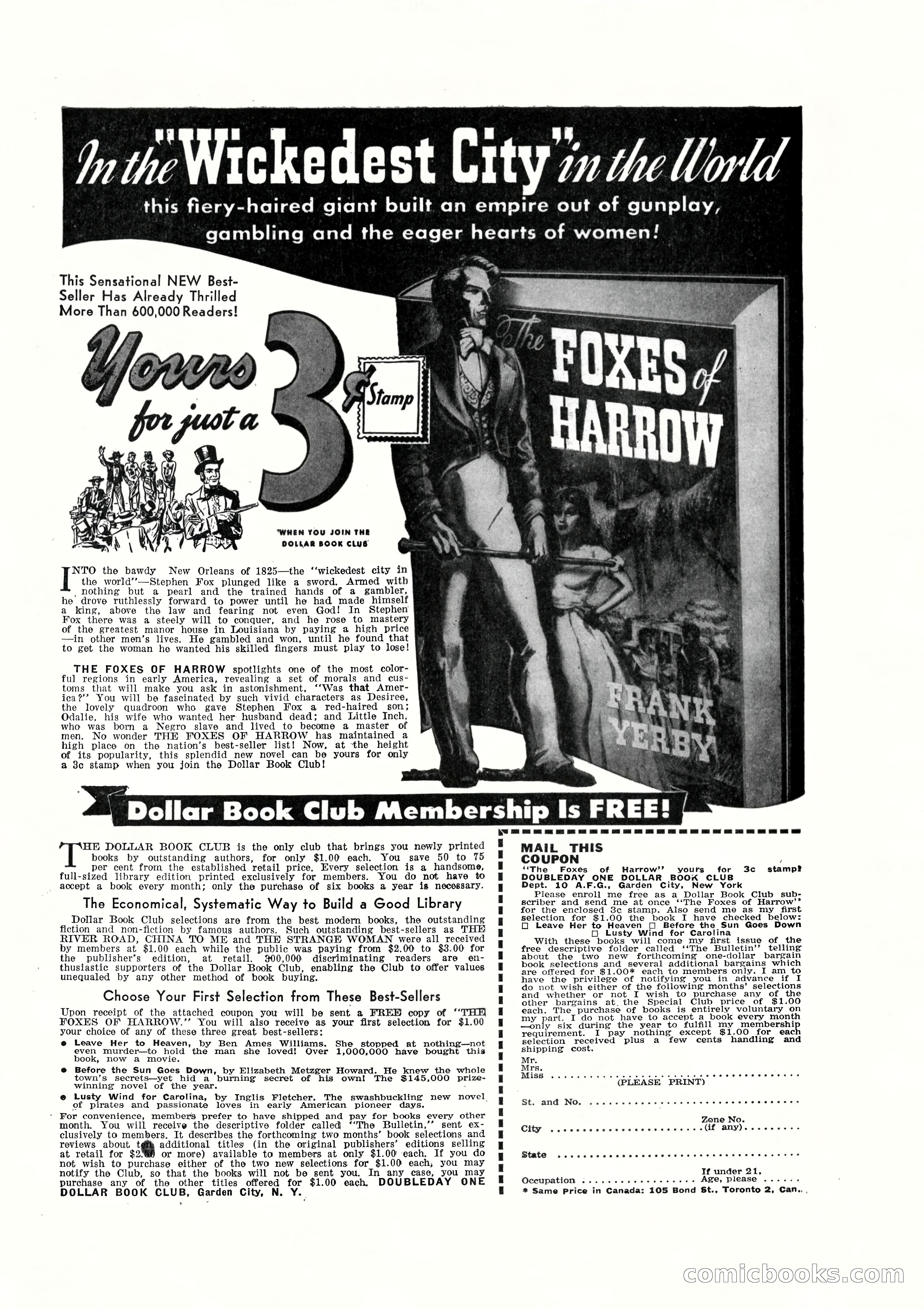 Variety Love Stories, October 1946 — page 83 of 84
