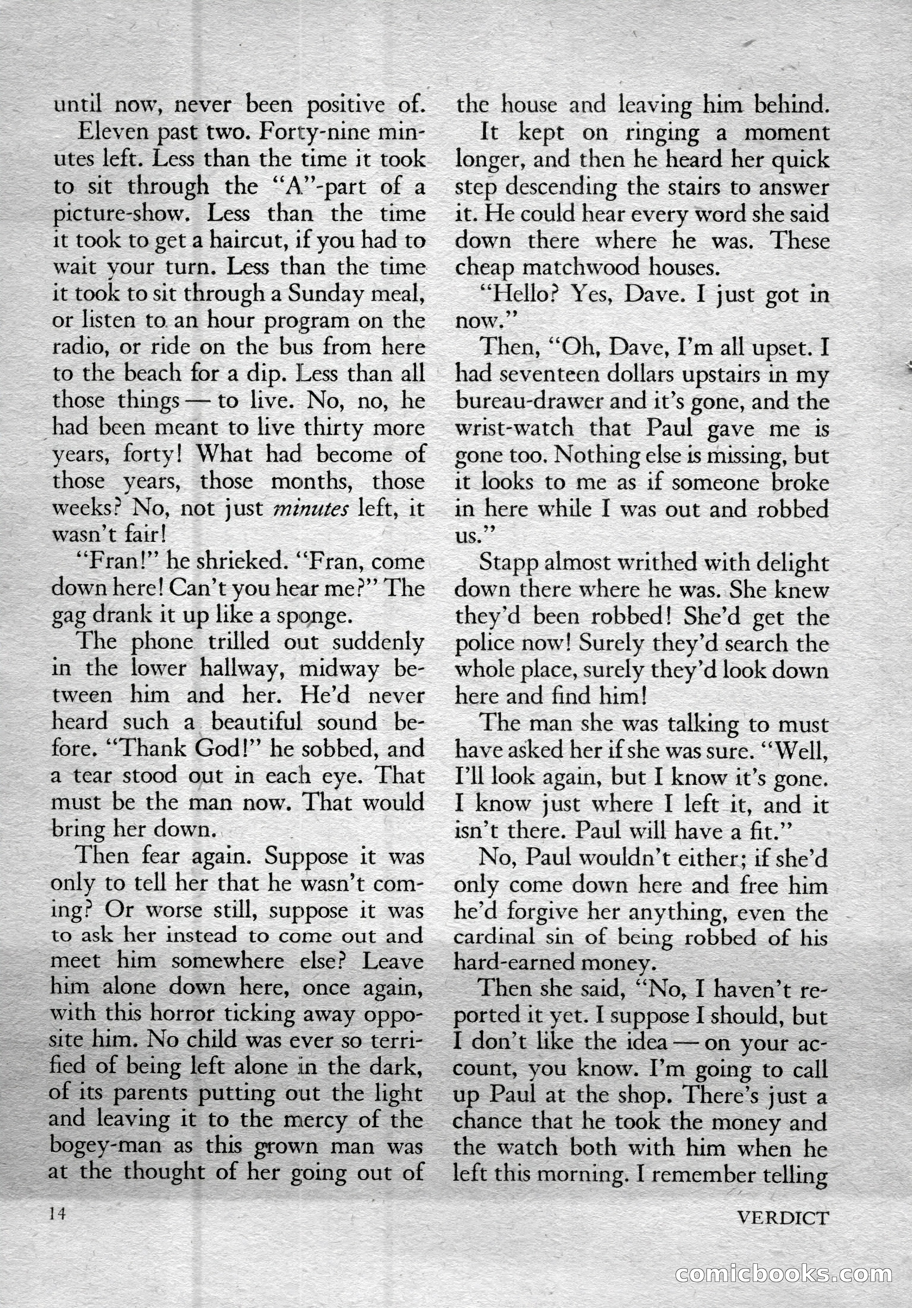 Verdict, Vol. 1, No. 4 — page 16 of 148