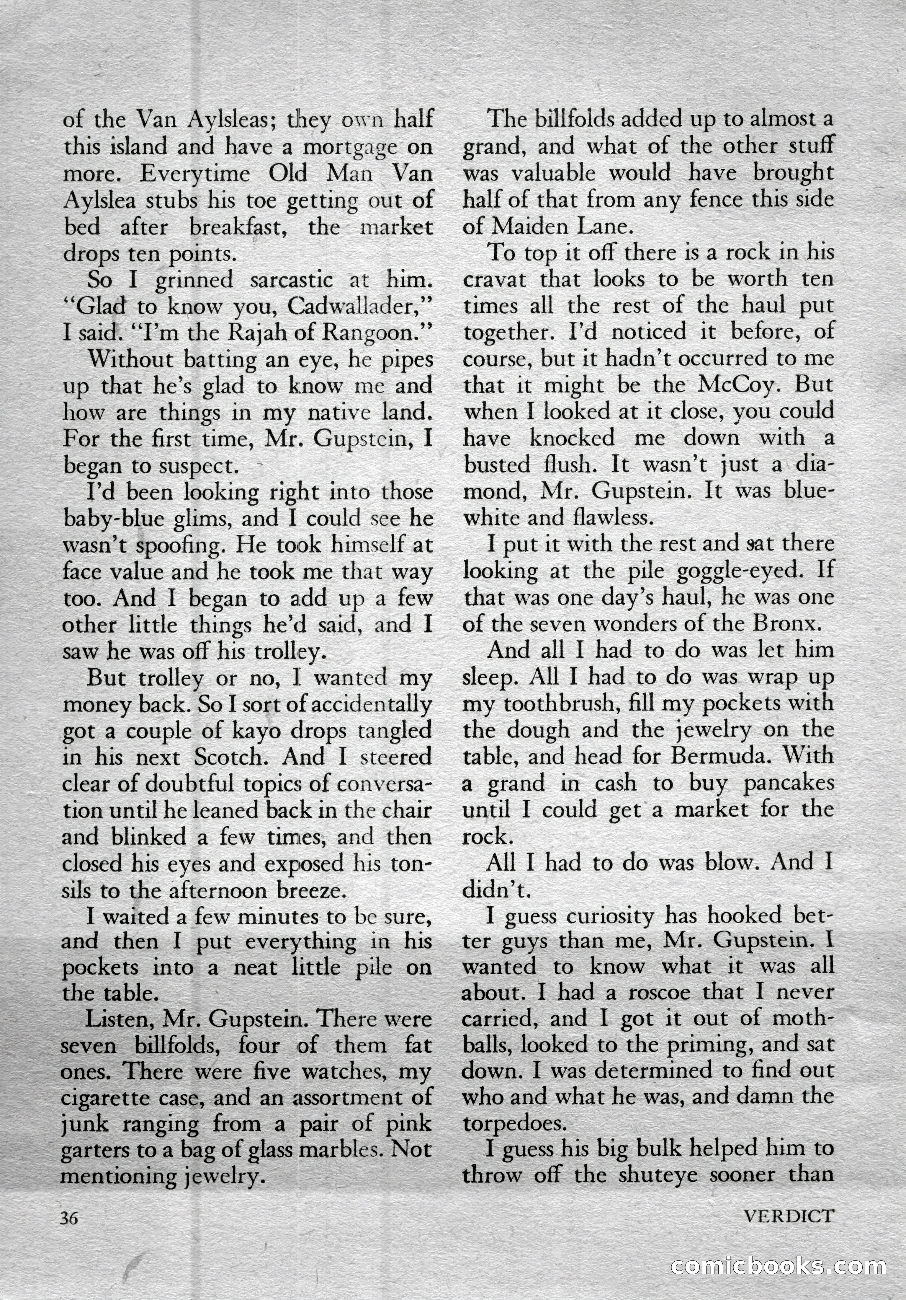 Verdict, Vol. 1, No. 4 — page 38 of 148