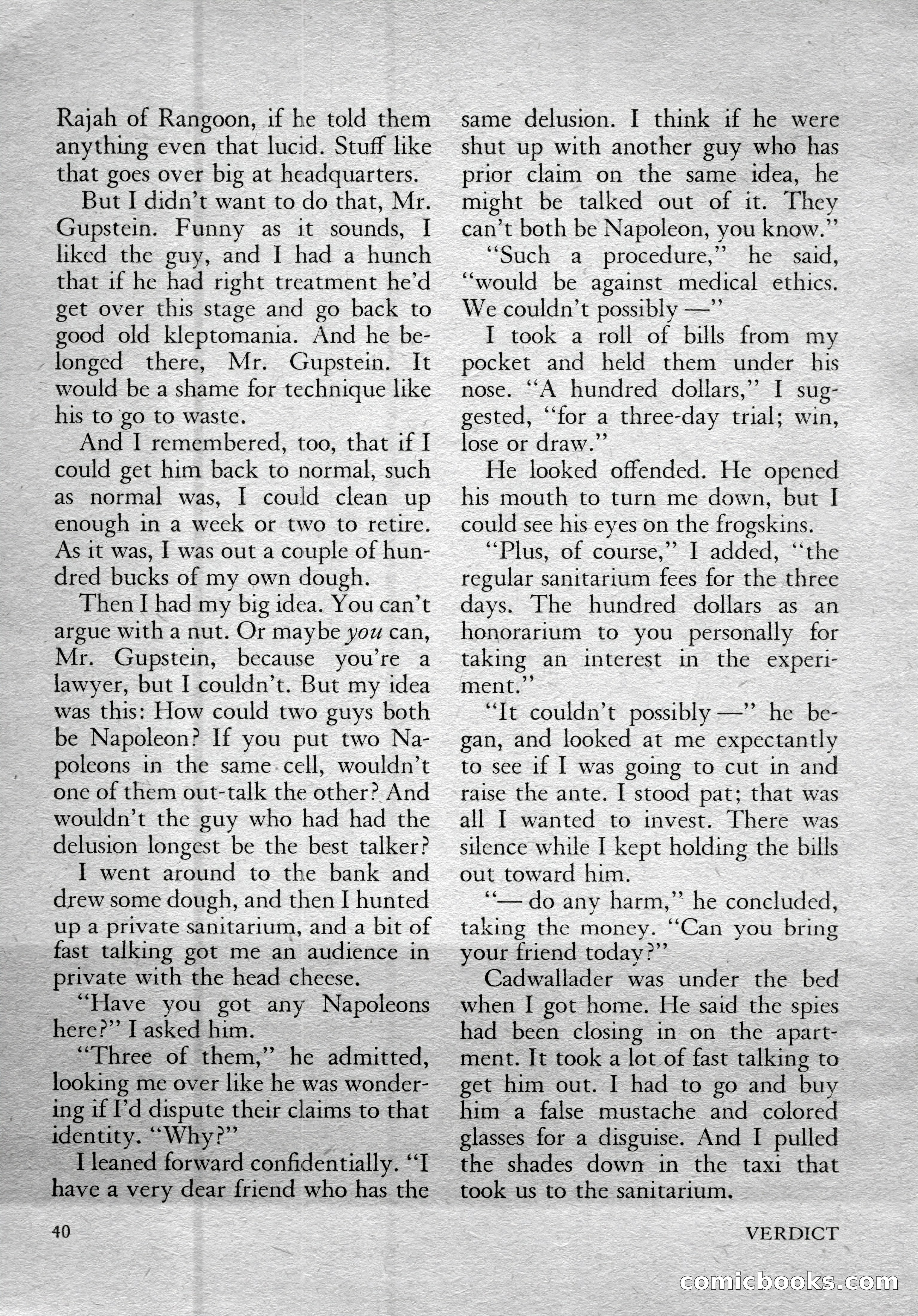 Verdict, Vol. 1, No. 4 — page 42 of 148