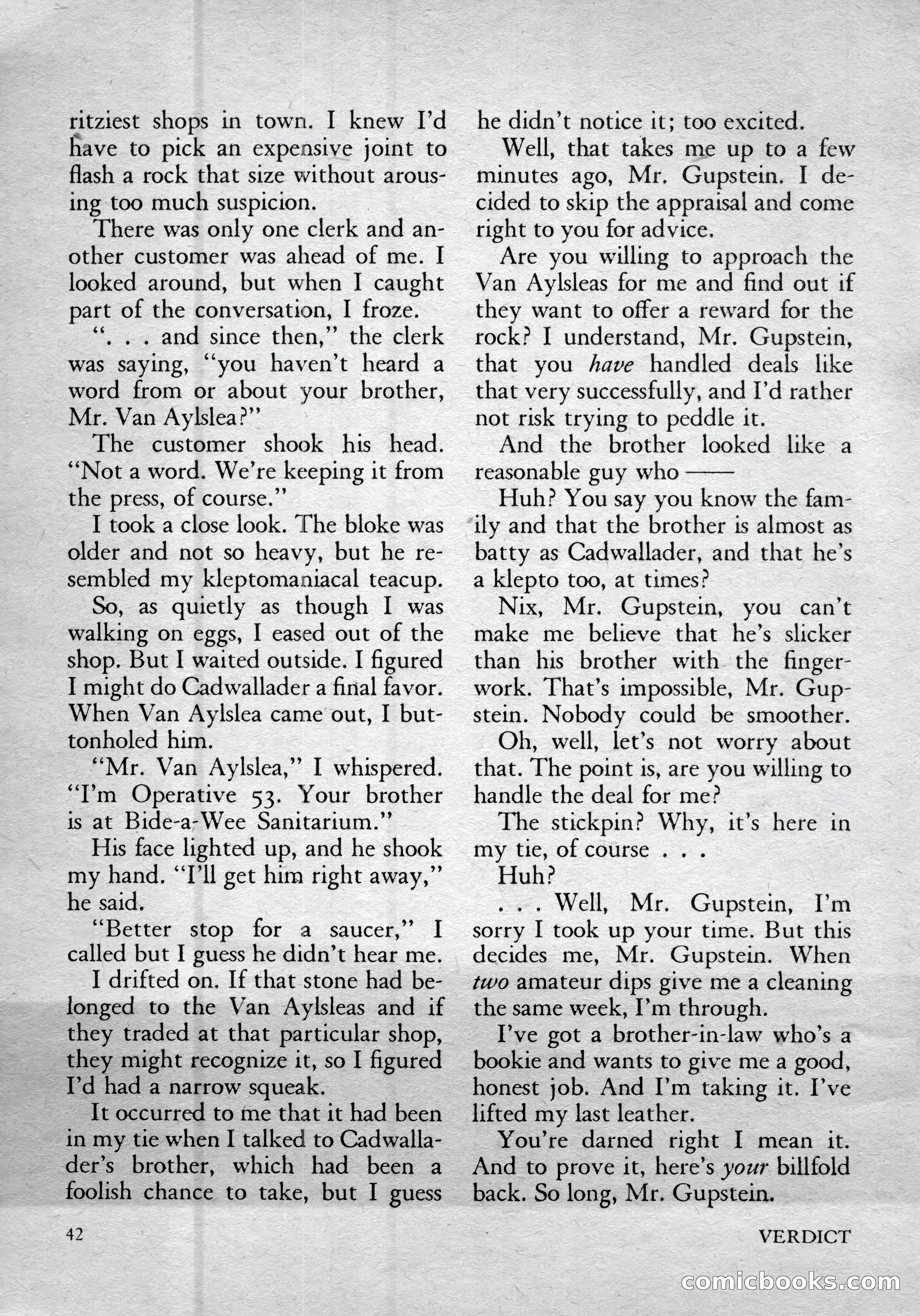 Verdict, Vol. 1, No. 4 — page 44 of 148