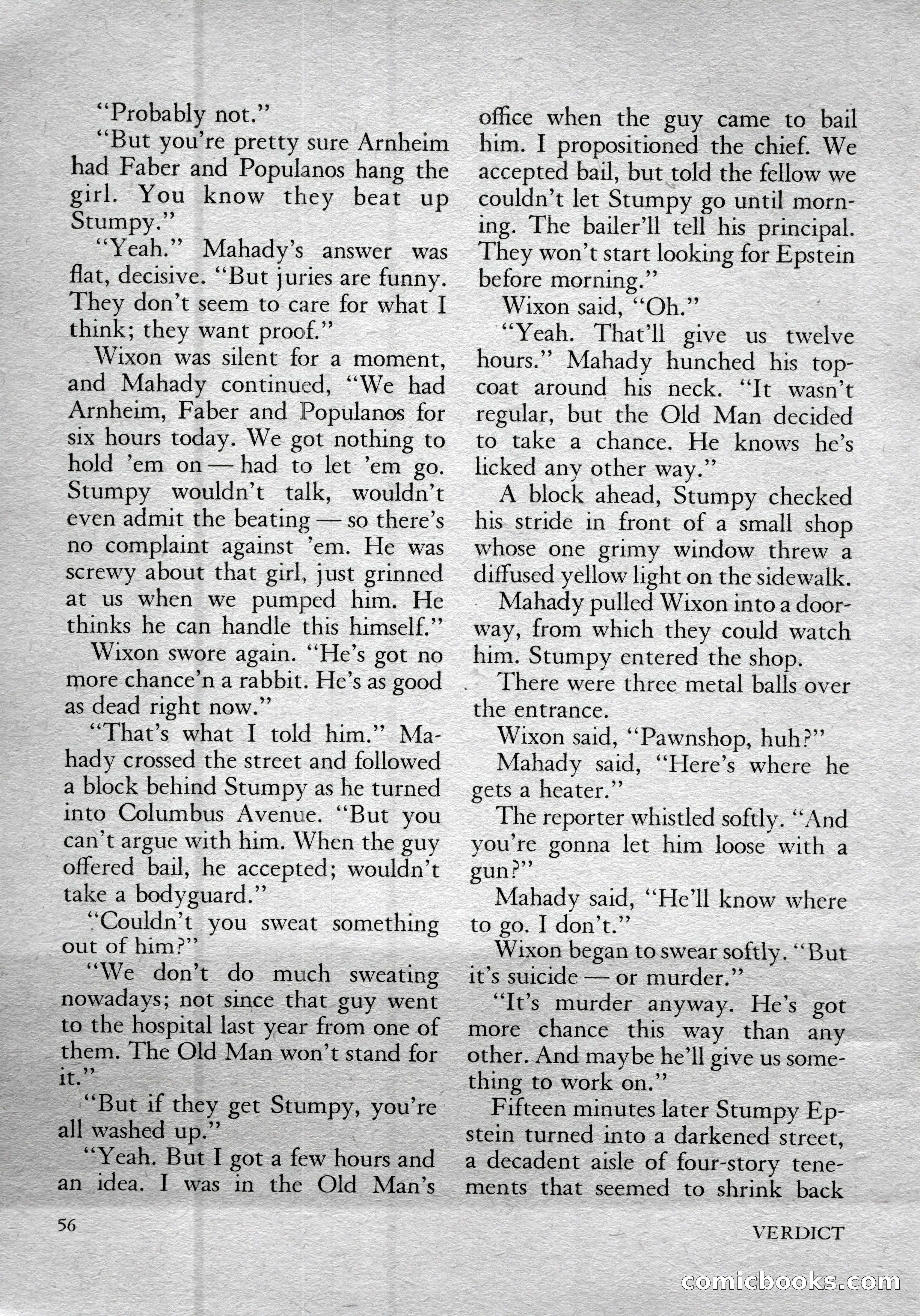 Verdict, Vol. 1, No. 4 — page 58 of 148