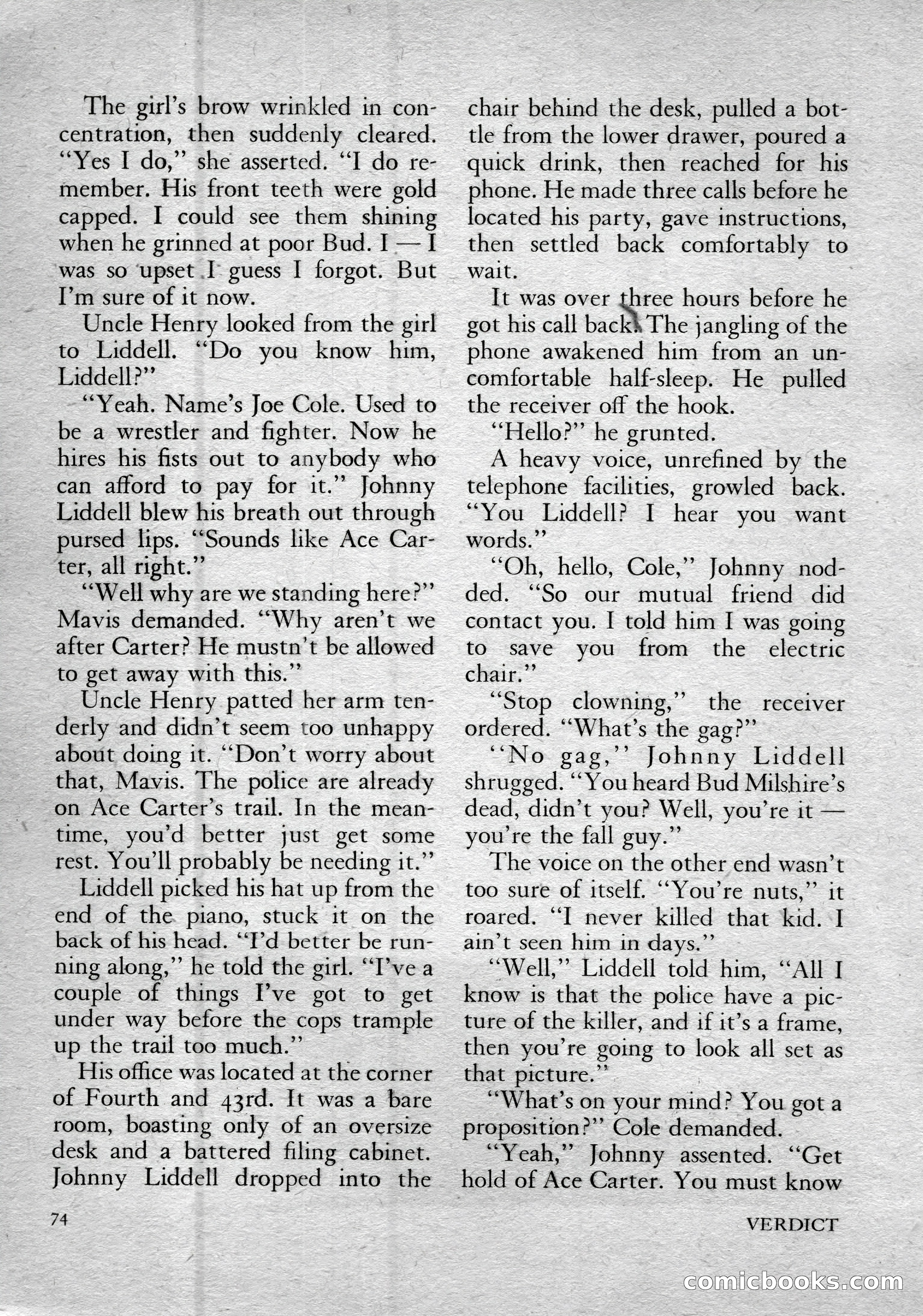 Verdict, Vol. 1, No. 4 — page 76 of 148