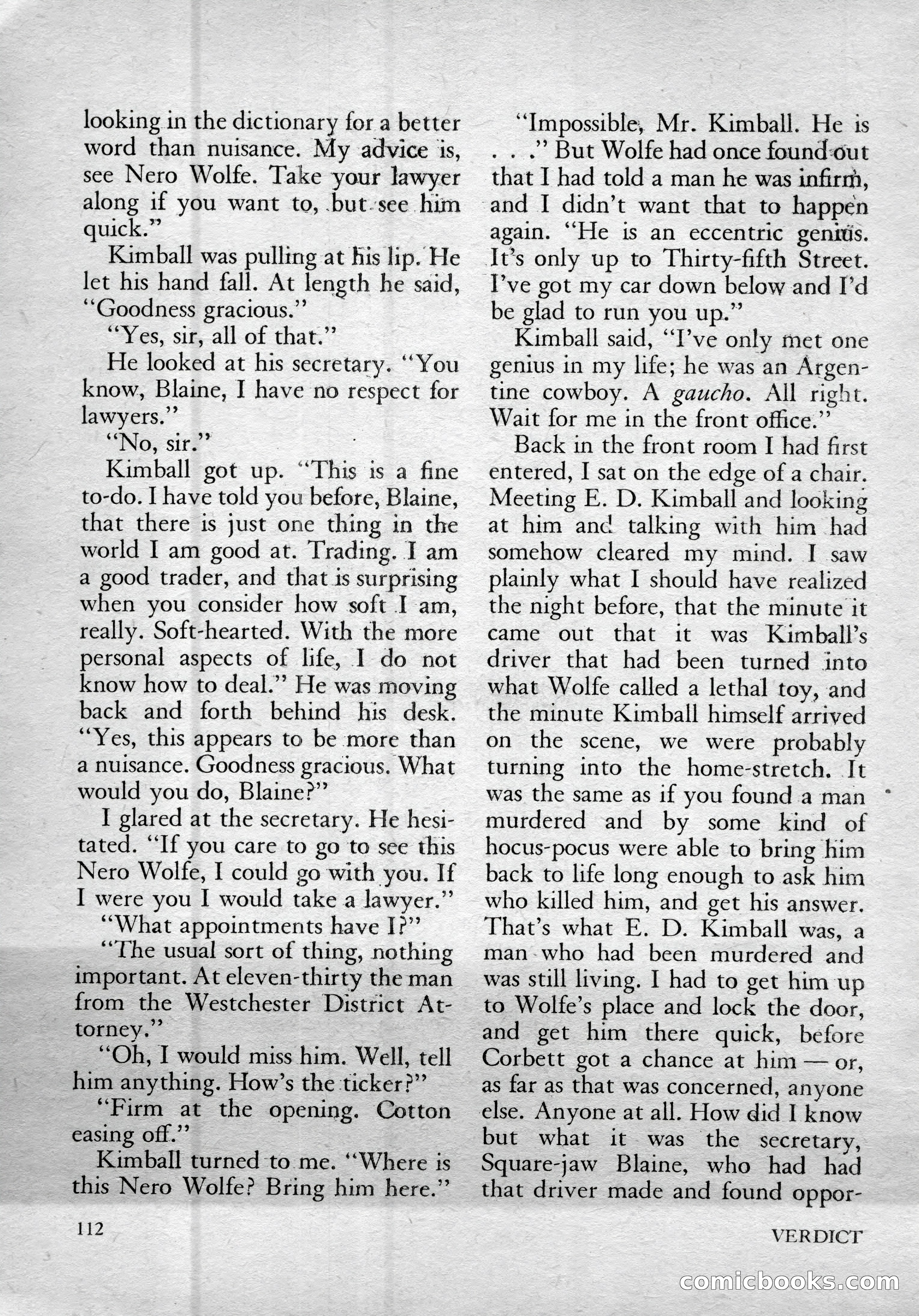 Verdict, Vol. 1, No. 4 — page 114 of 148
