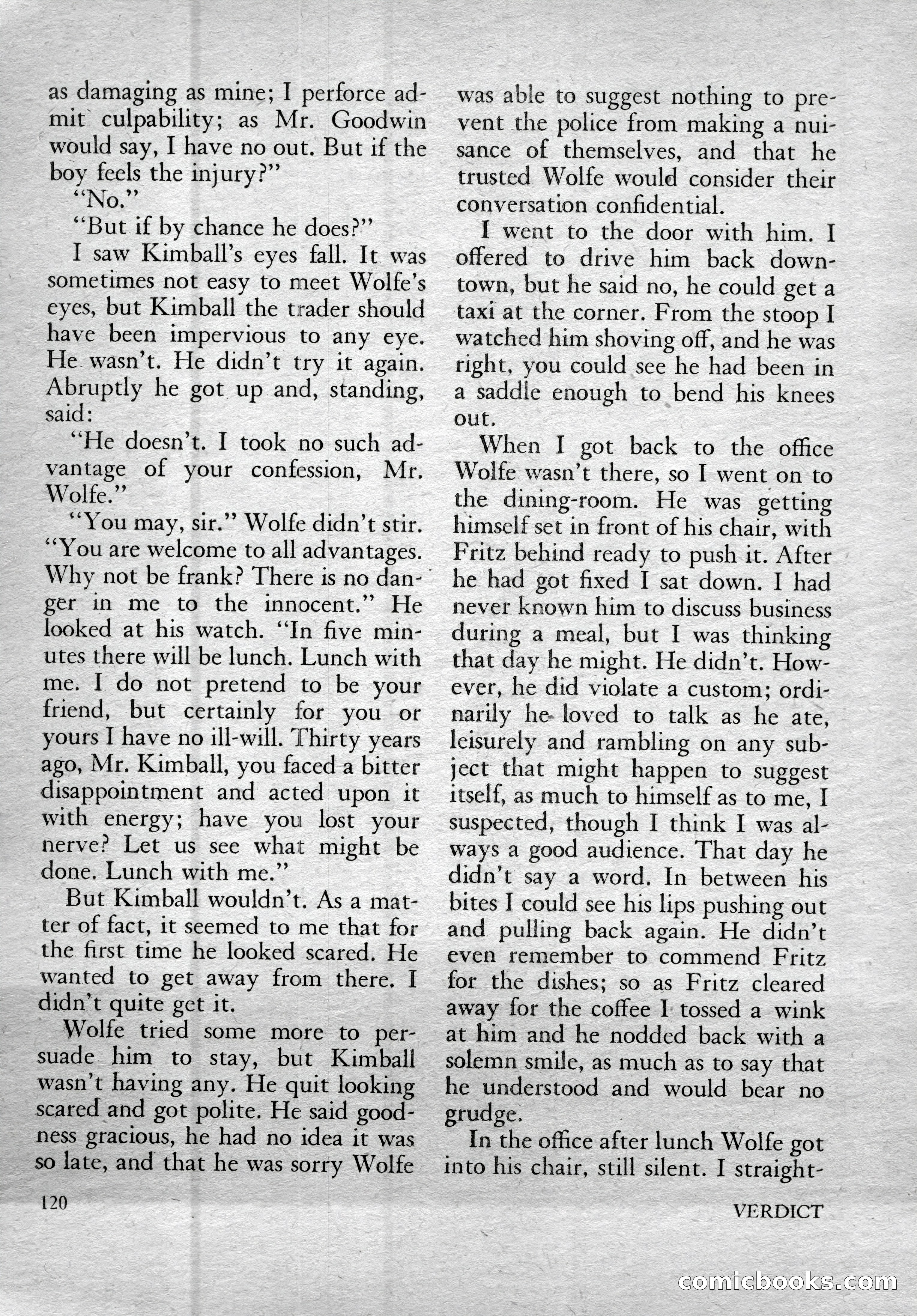 Verdict, Vol. 1, No. 4 — page 122 of 148
