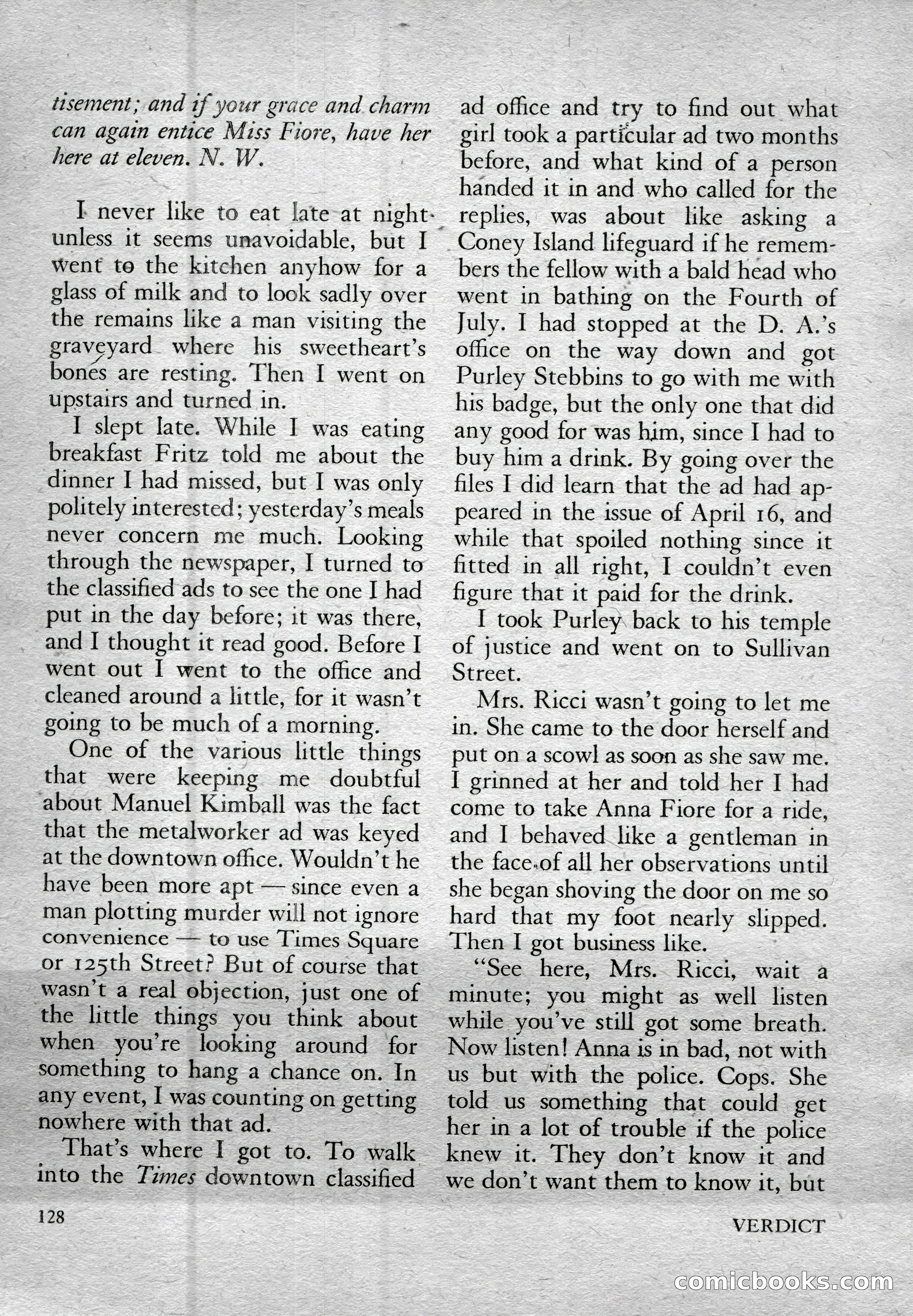 Verdict, Vol. 1, No. 4 — page 130 of 148
