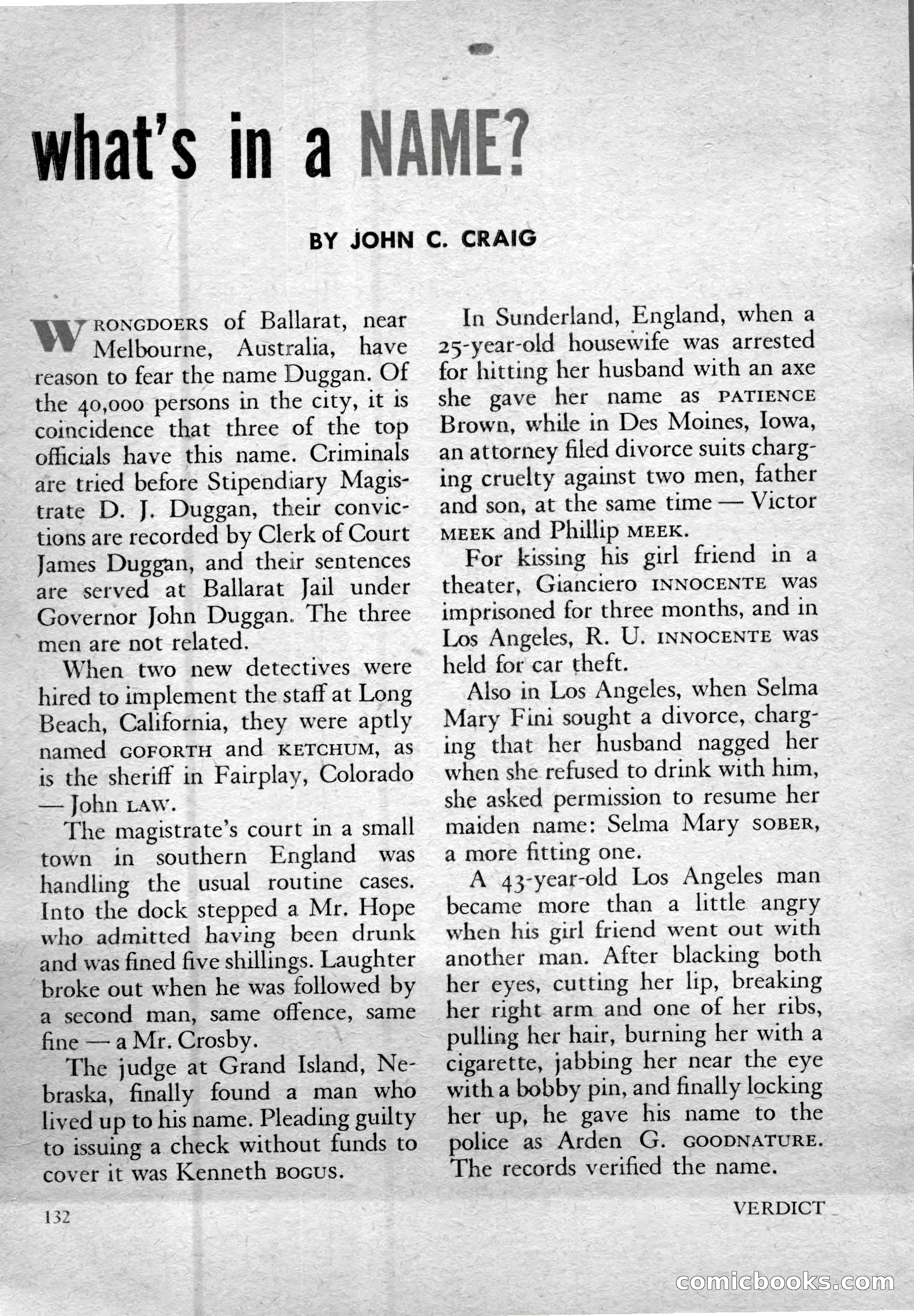 Verdict, Vol. 1, No. 4 — page 134 of 148