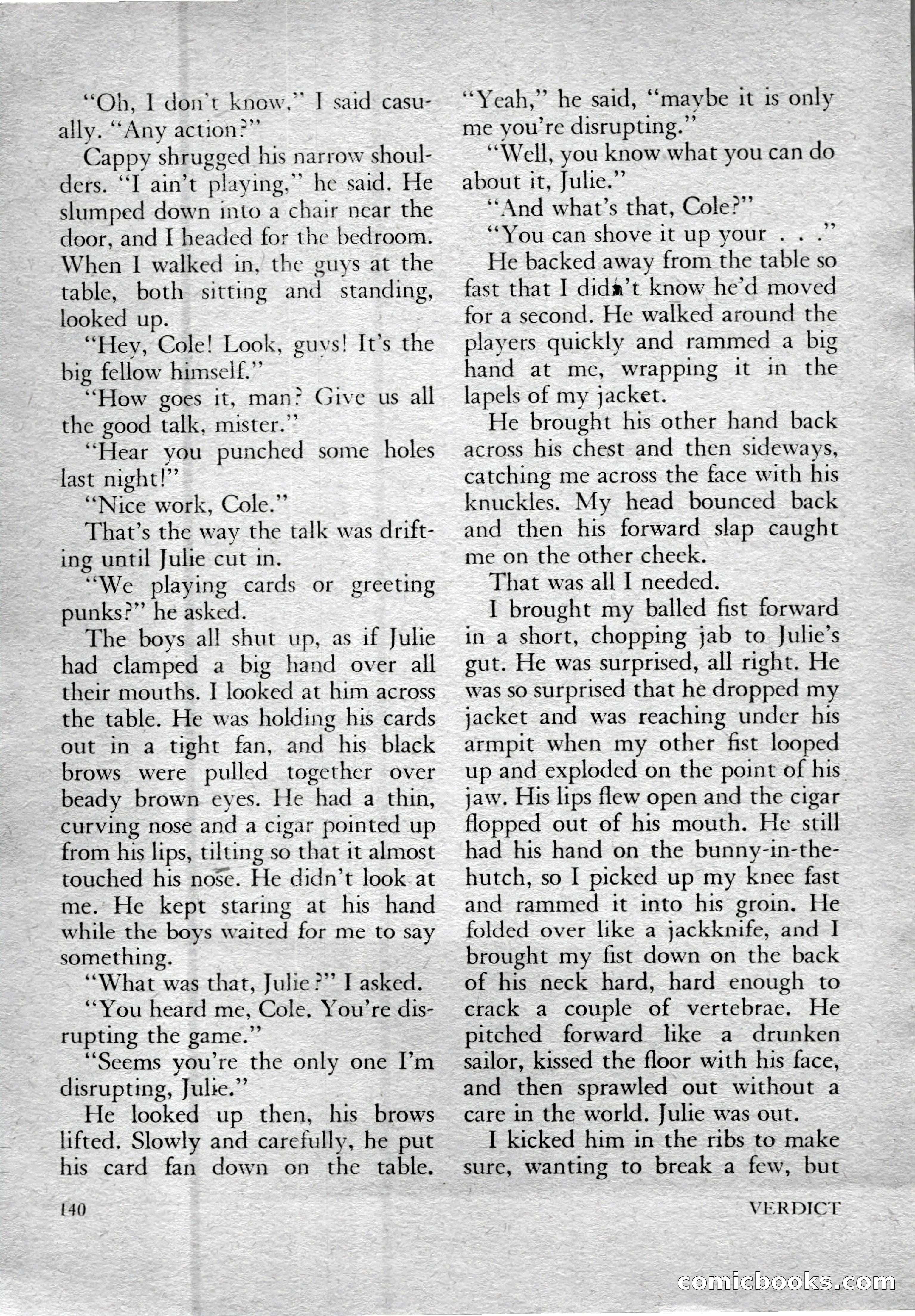 Verdict, Vol. 1, No. 4 — page 142 of 148