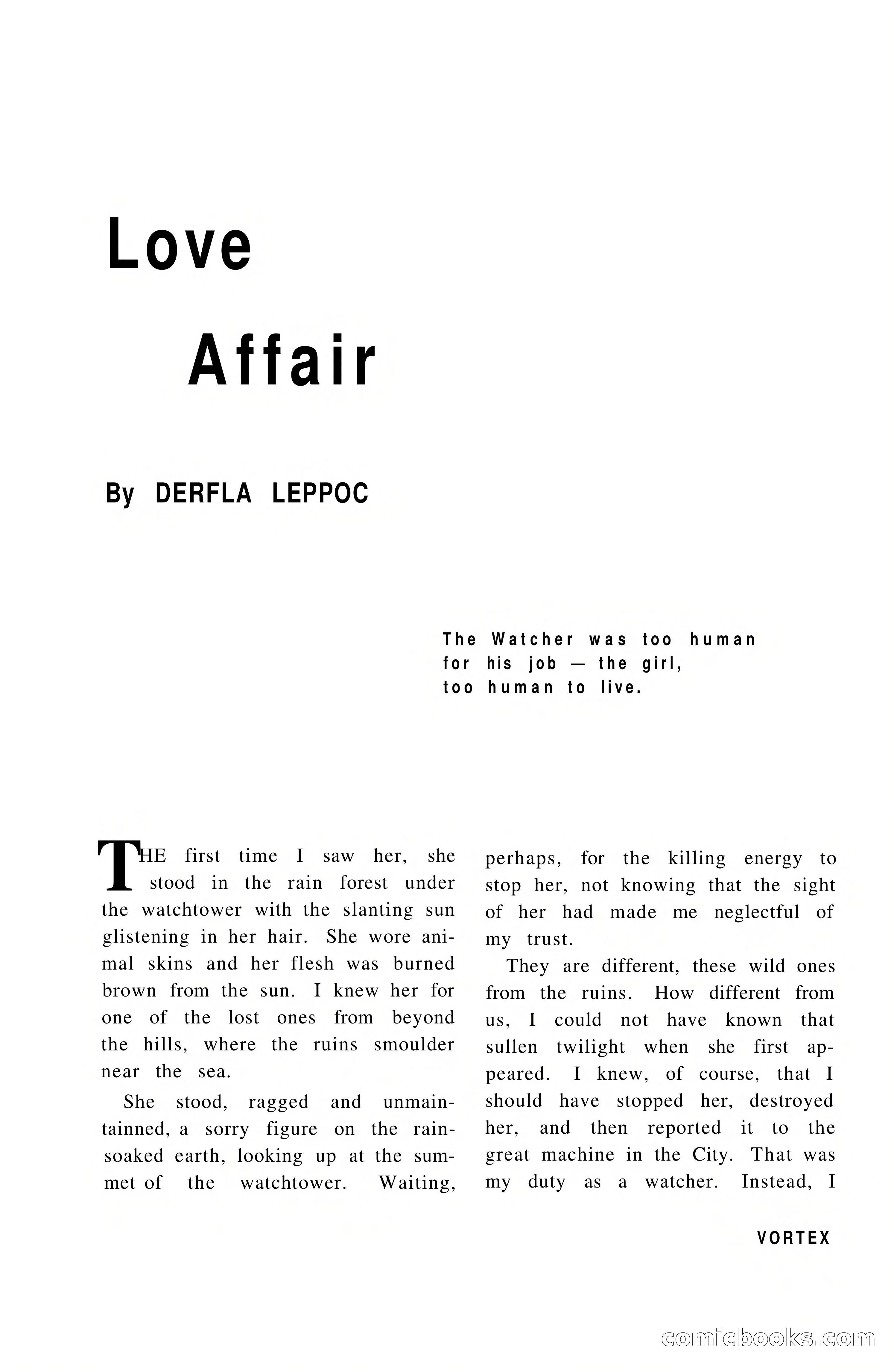 Vortex Science Fiction, Vol. 1, No. 1 — page 4 of 164