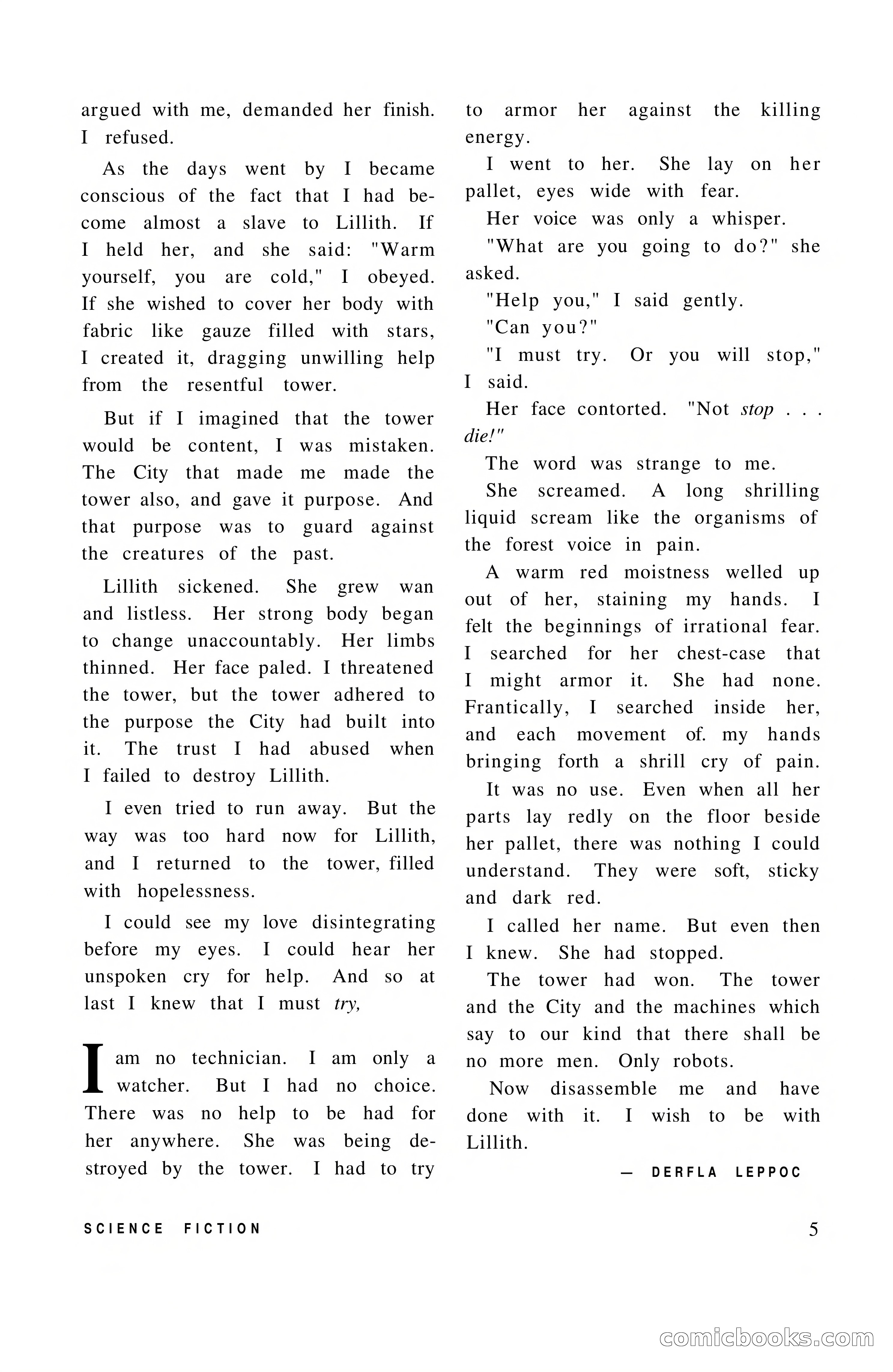 Vortex Science Fiction, Vol. 1, No. 1 — page 7 of 164