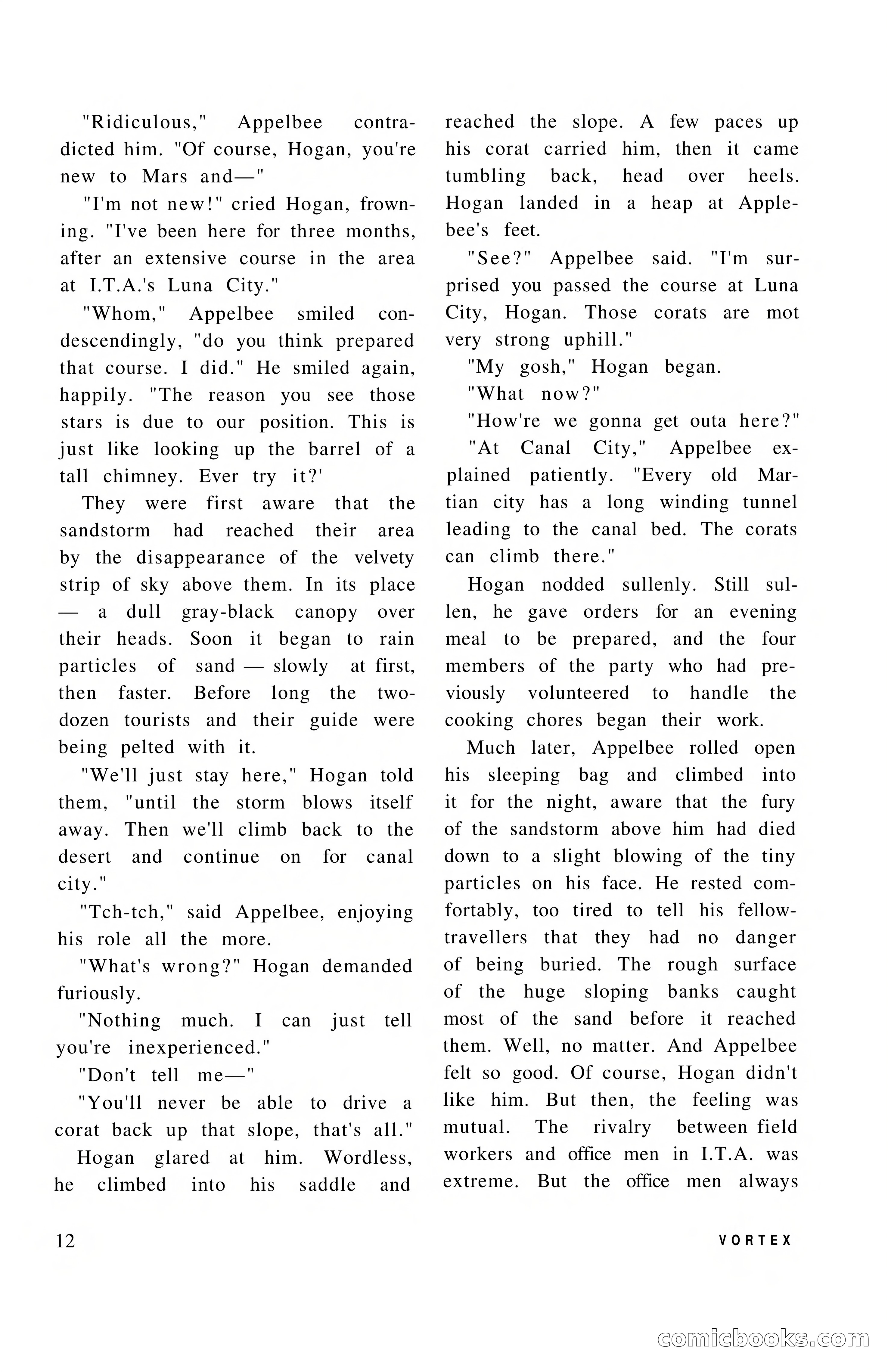 Vortex Science Fiction, Vol. 1, No. 1 — page 14 of 164
