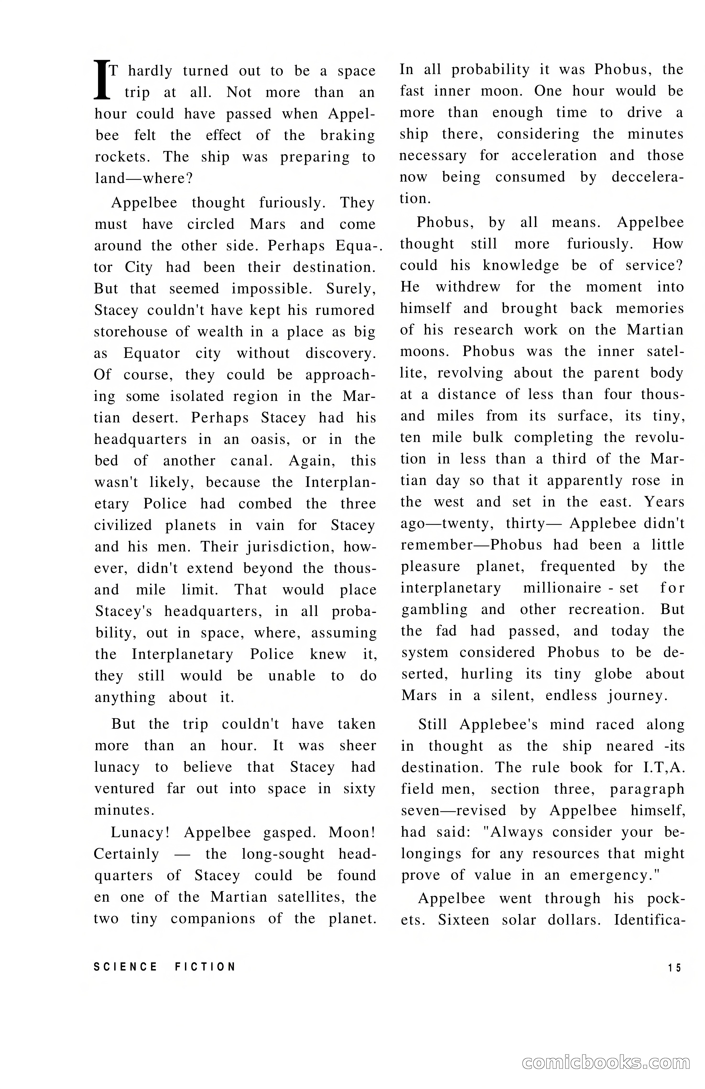 Vortex Science Fiction, Vol. 1, No. 1 — page 17 of 164