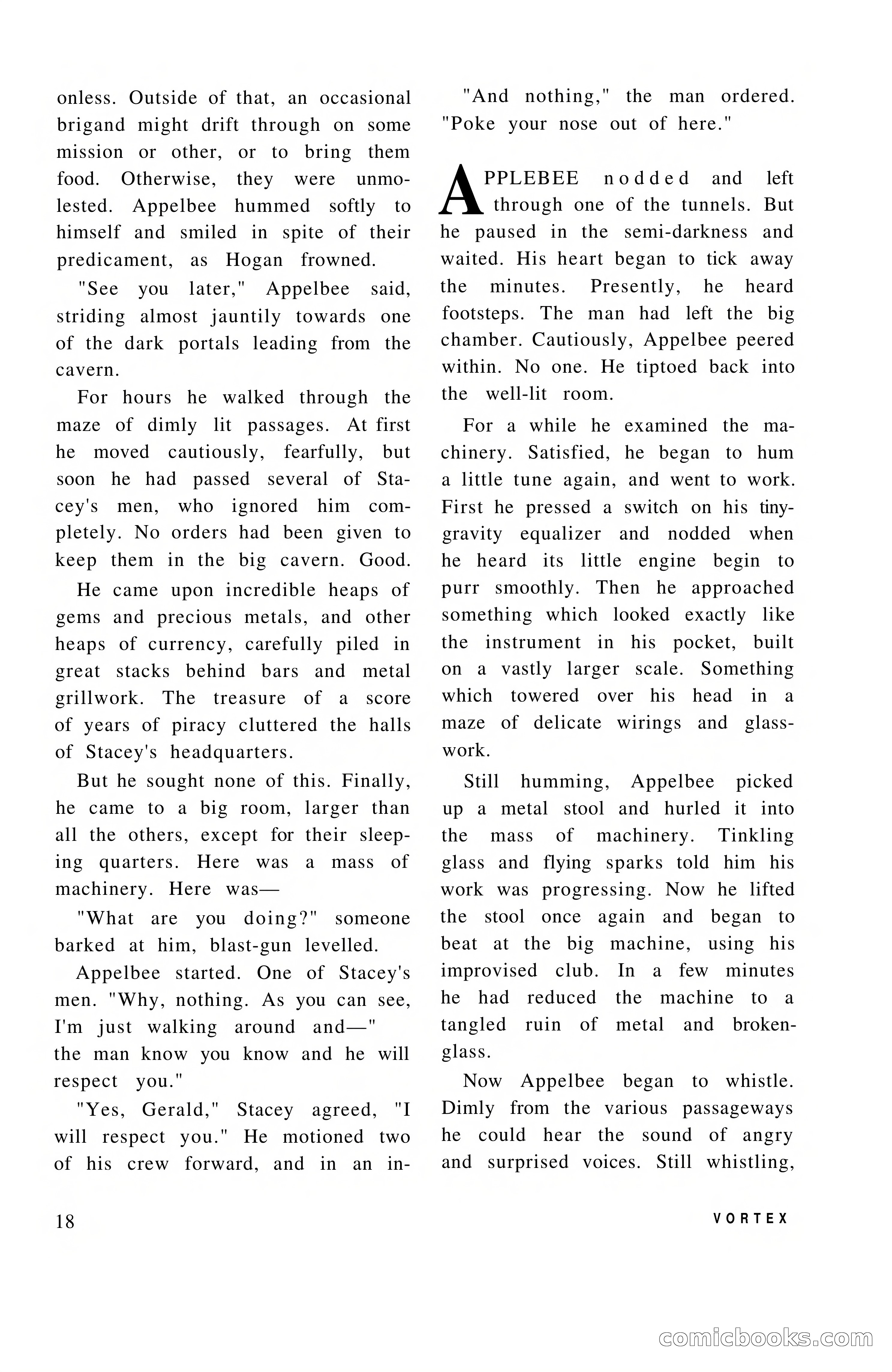 Vortex Science Fiction, Vol. 1, No. 1 — page 20 of 164