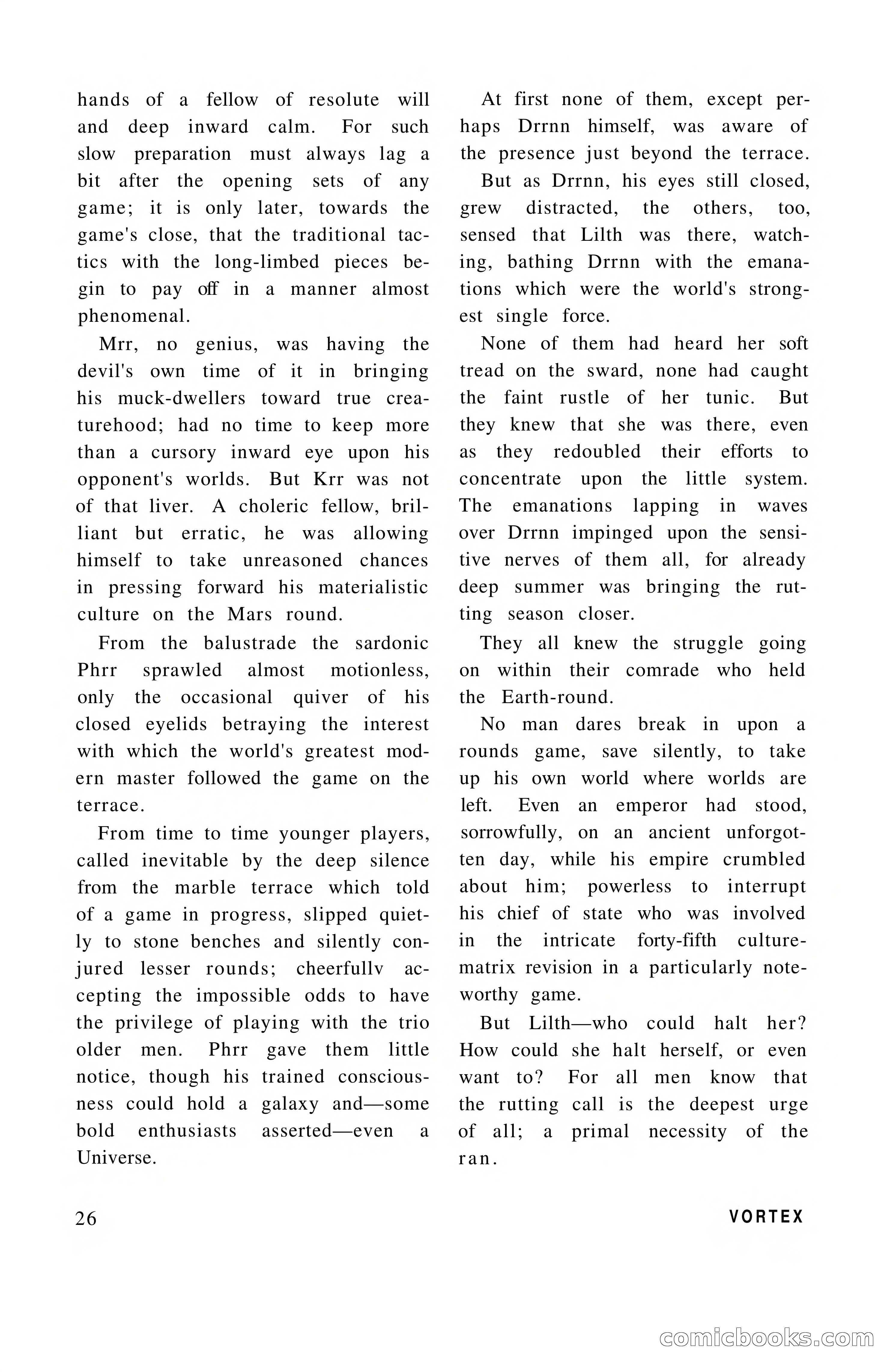 Vortex Science Fiction, Vol. 1, No. 1 — page 28 of 164