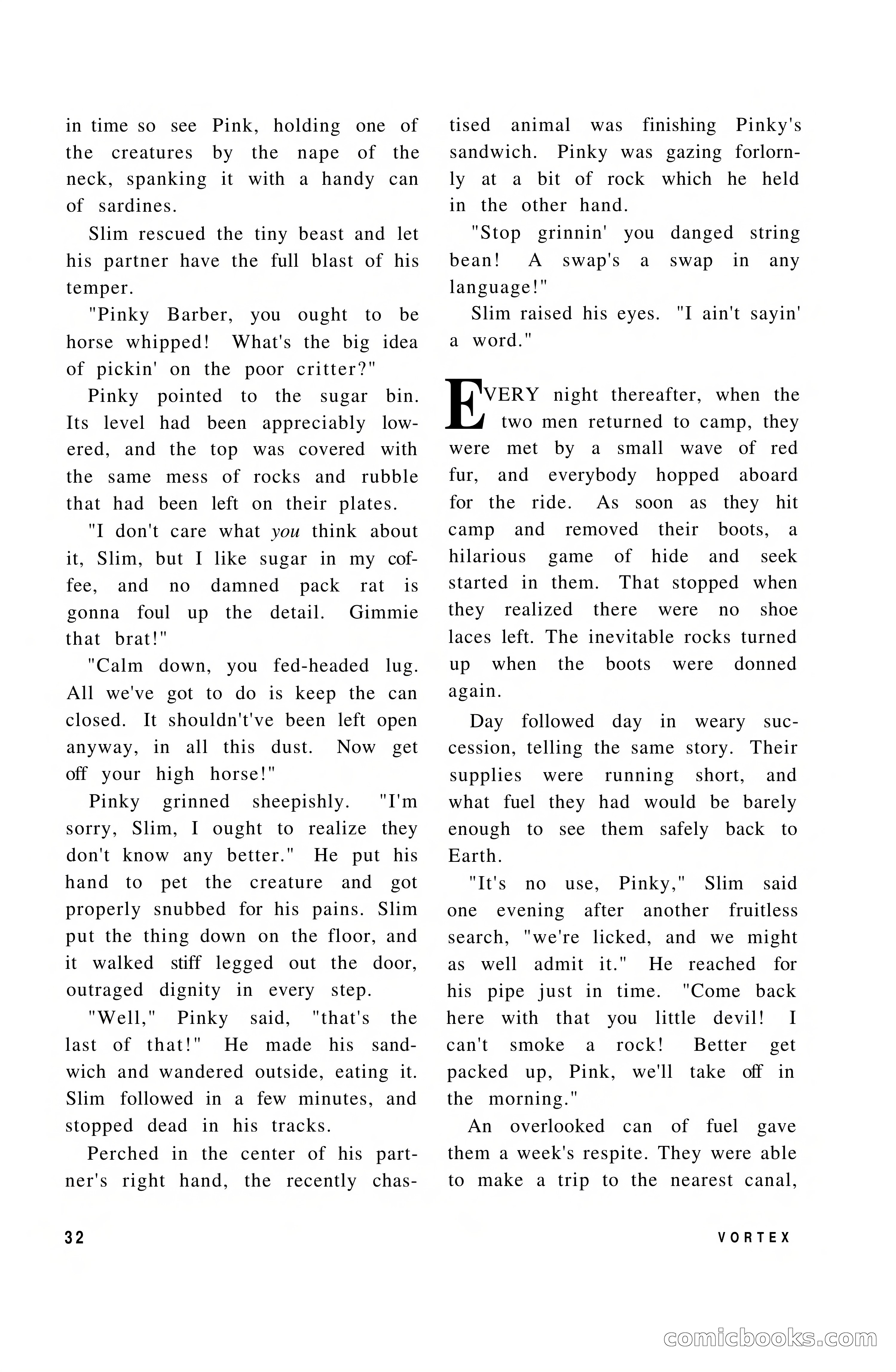 Vortex Science Fiction, Vol. 1, No. 1 — page 34 of 164