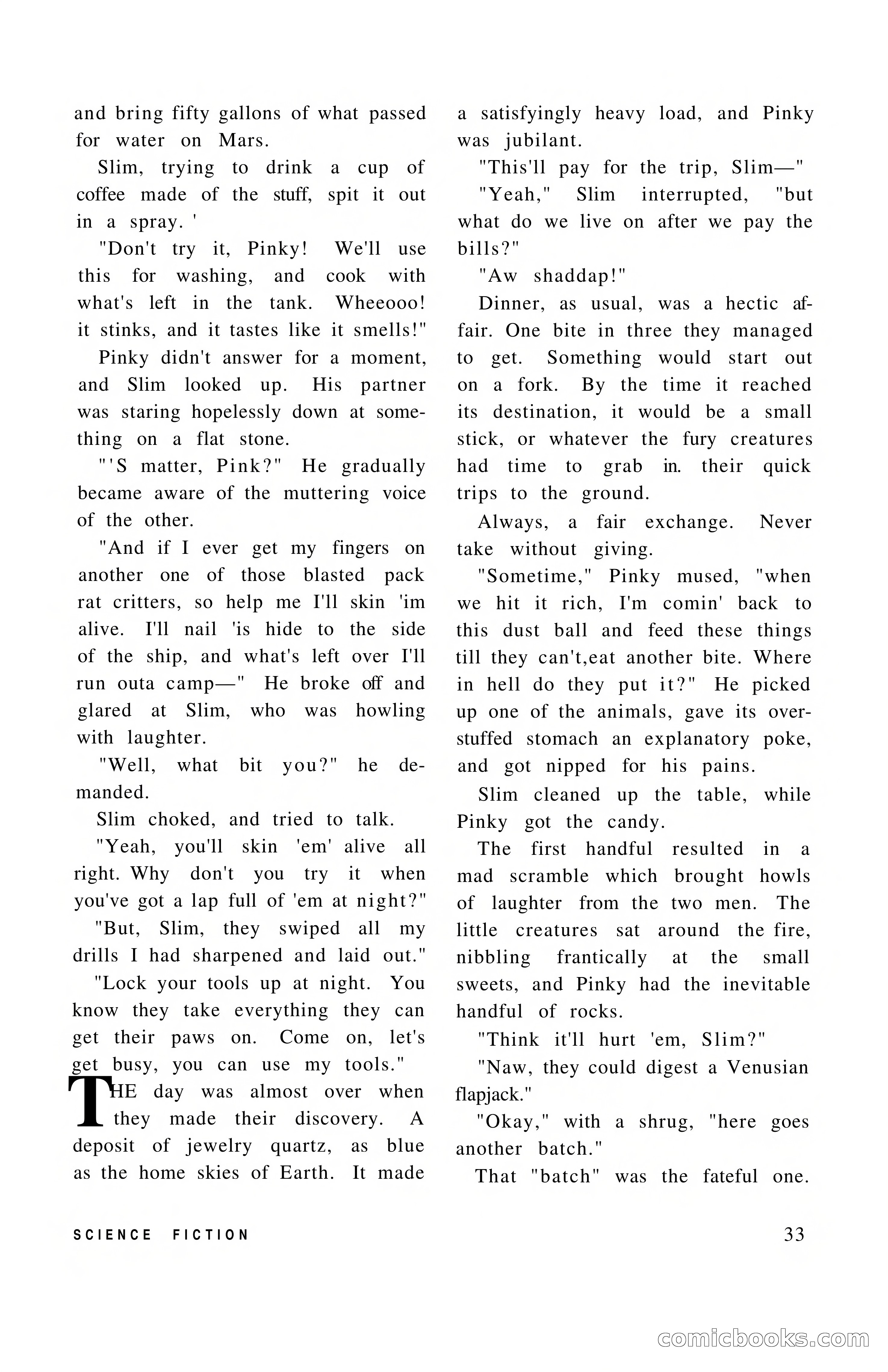 Vortex Science Fiction, Vol. 1, No. 1 — page 35 of 164