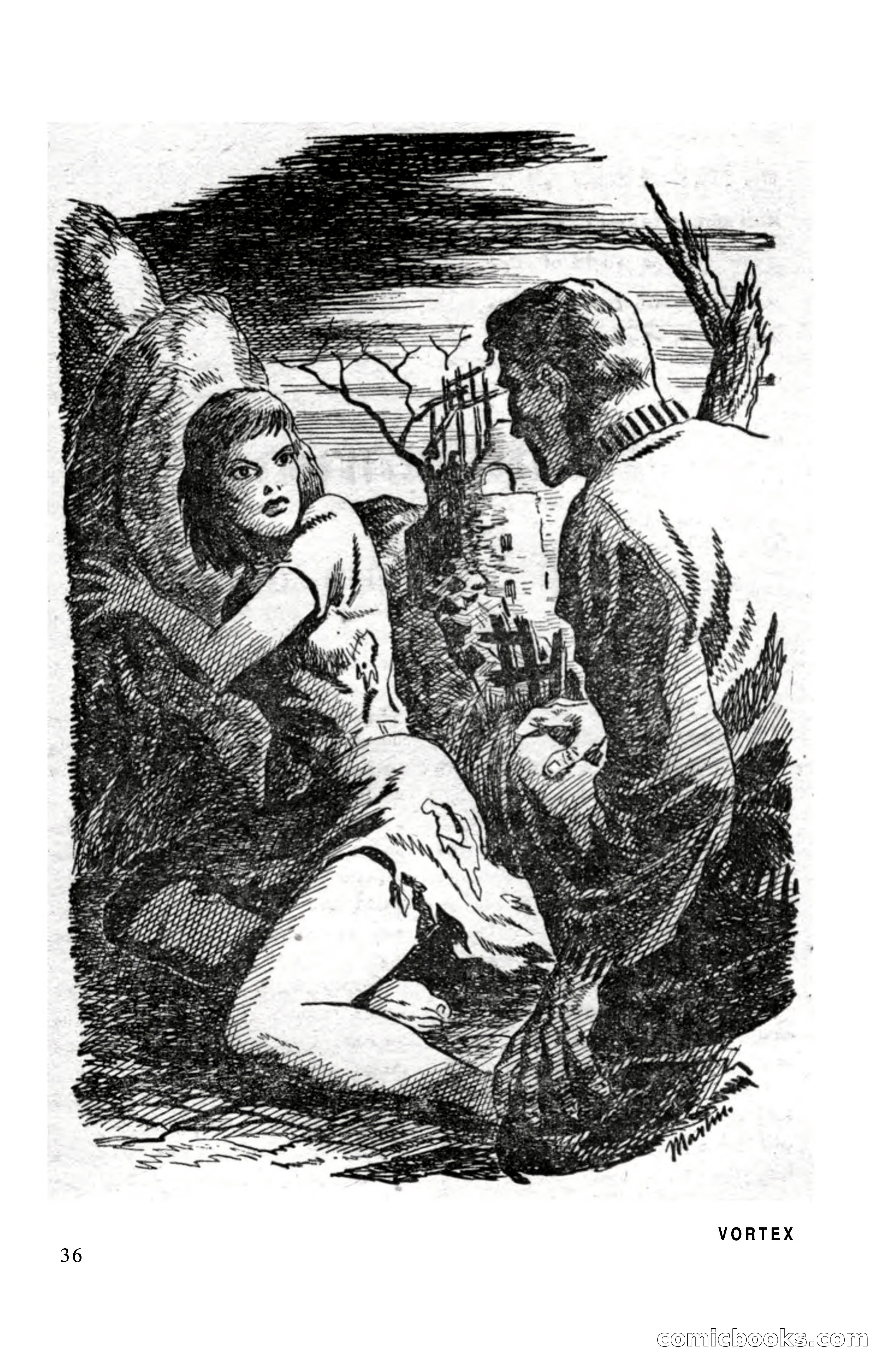 Vortex Science Fiction, Vol. 1, No. 1 — page 38 of 164