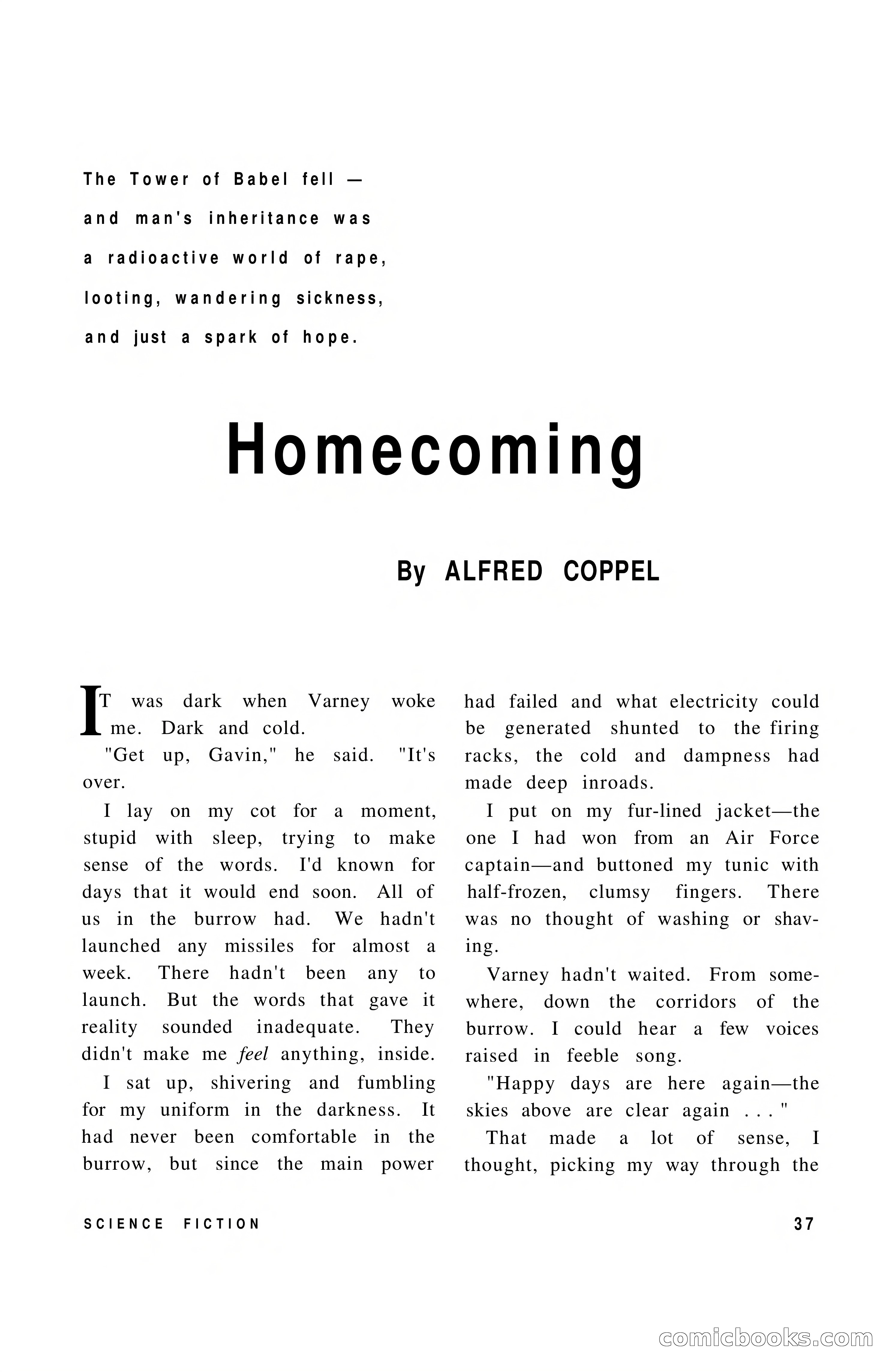 Vortex Science Fiction, Vol. 1, No. 1 — page 39 of 164