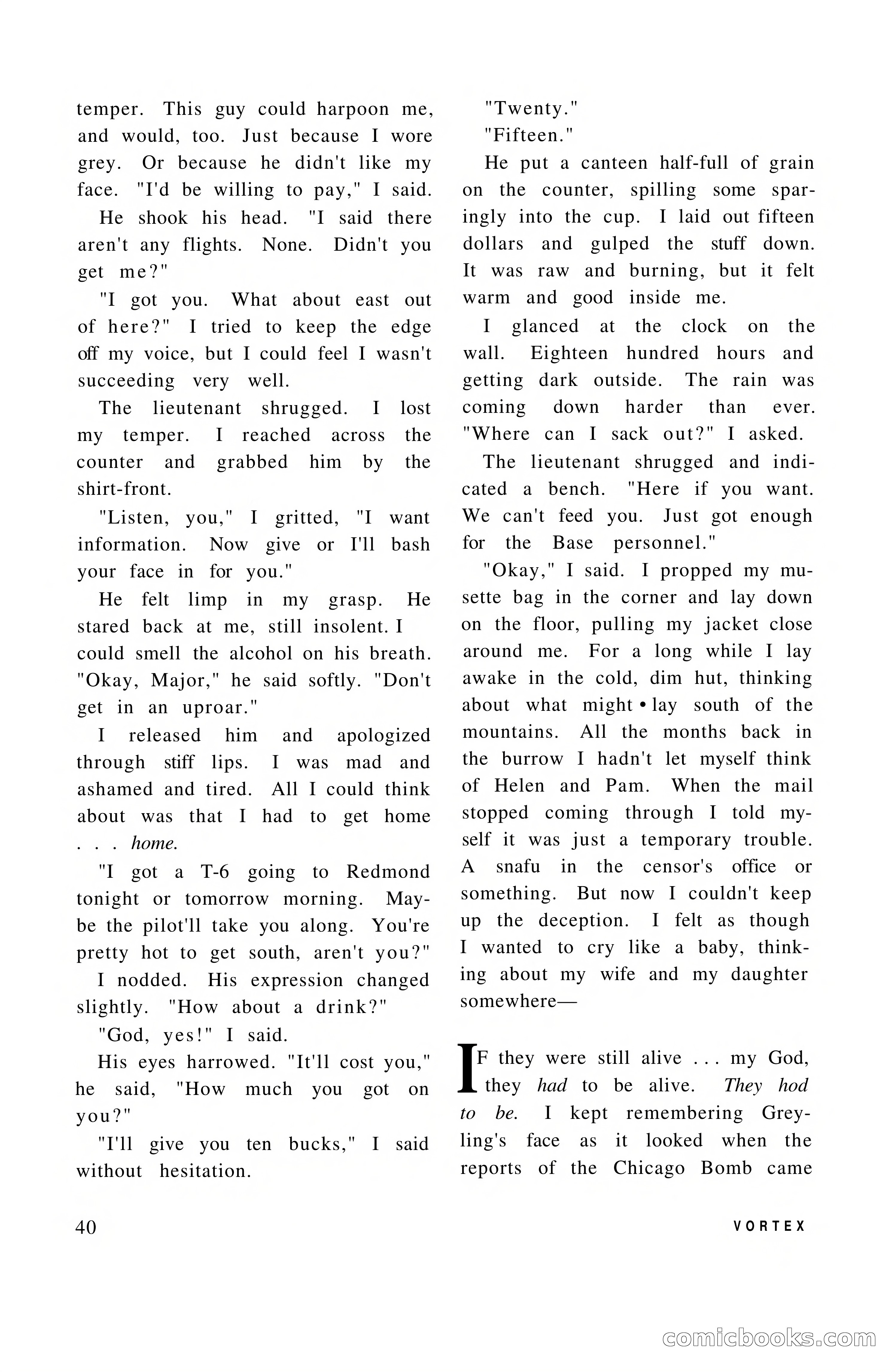 Vortex Science Fiction, Vol. 1, No. 1 — page 42 of 164