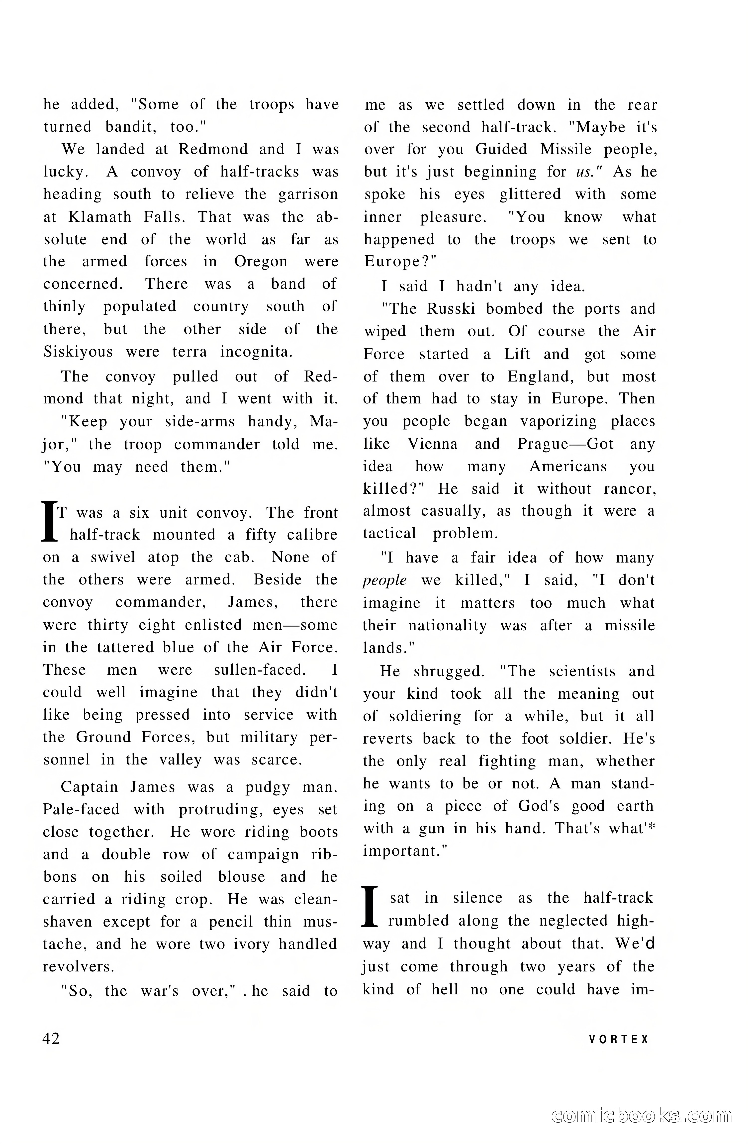 Vortex Science Fiction, Vol. 1, No. 1 — page 44 of 164