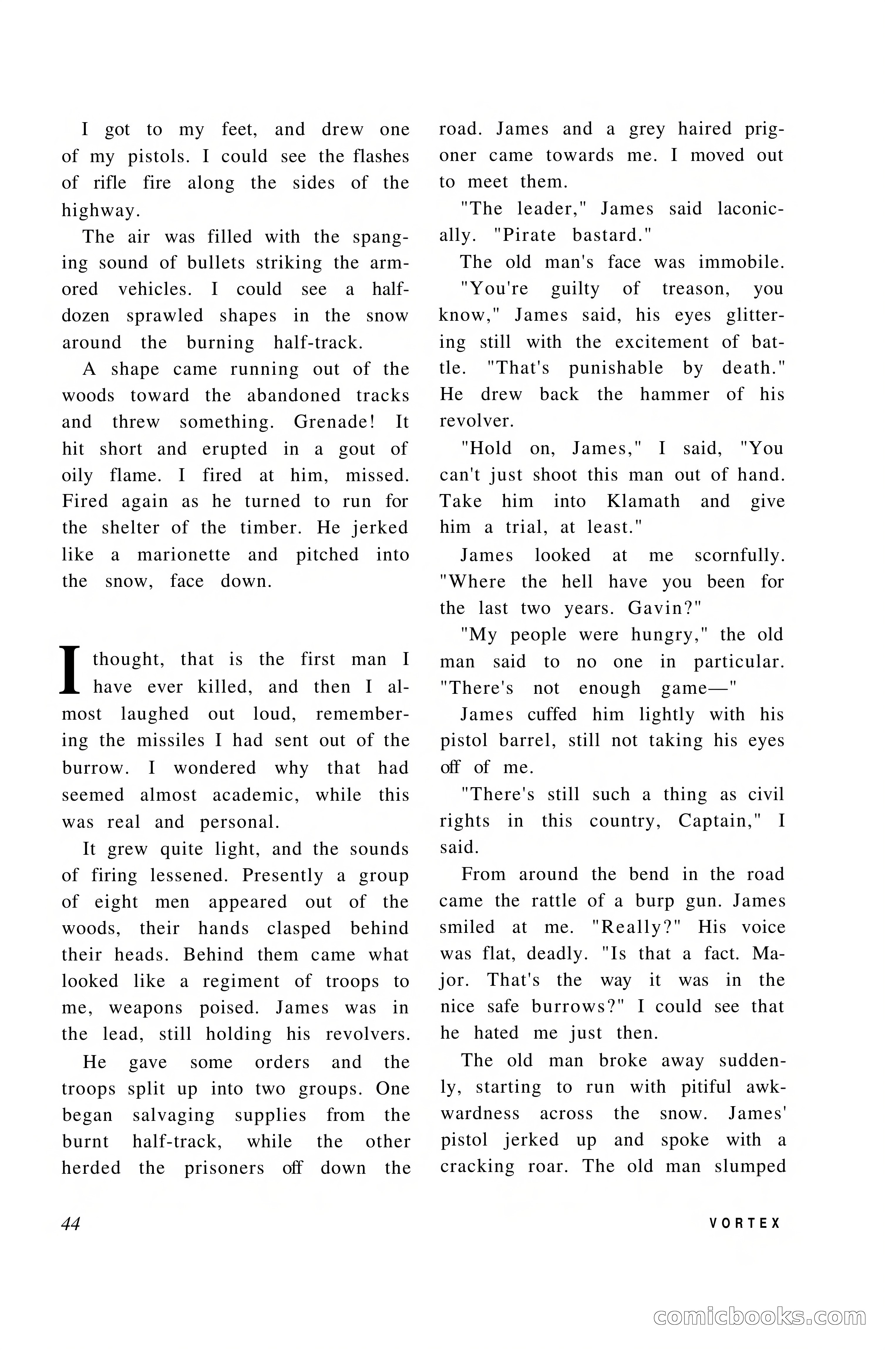 Vortex Science Fiction, Vol. 1, No. 1 — page 46 of 164