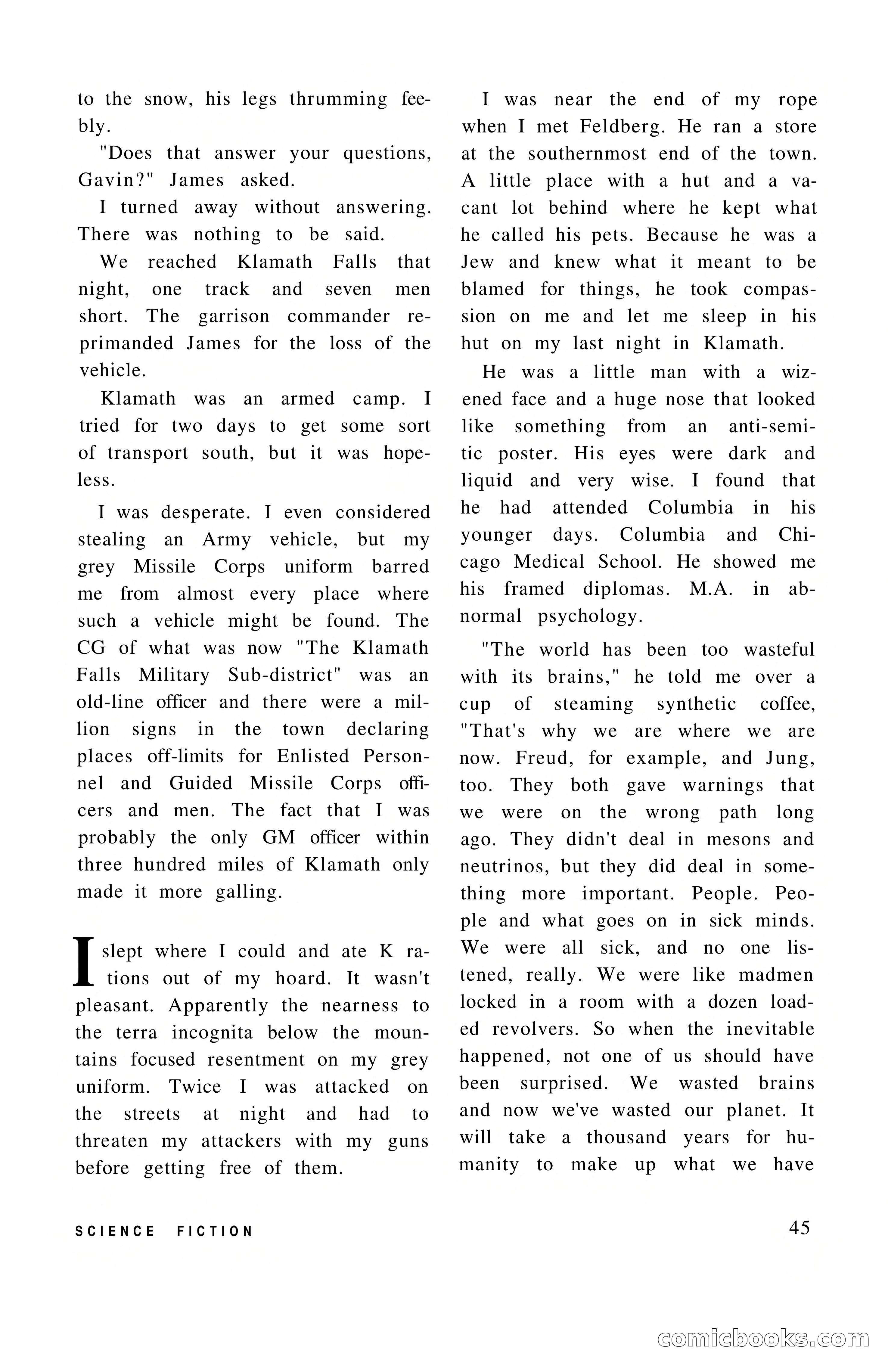 Vortex Science Fiction, Vol. 1, No. 1 — page 47 of 164