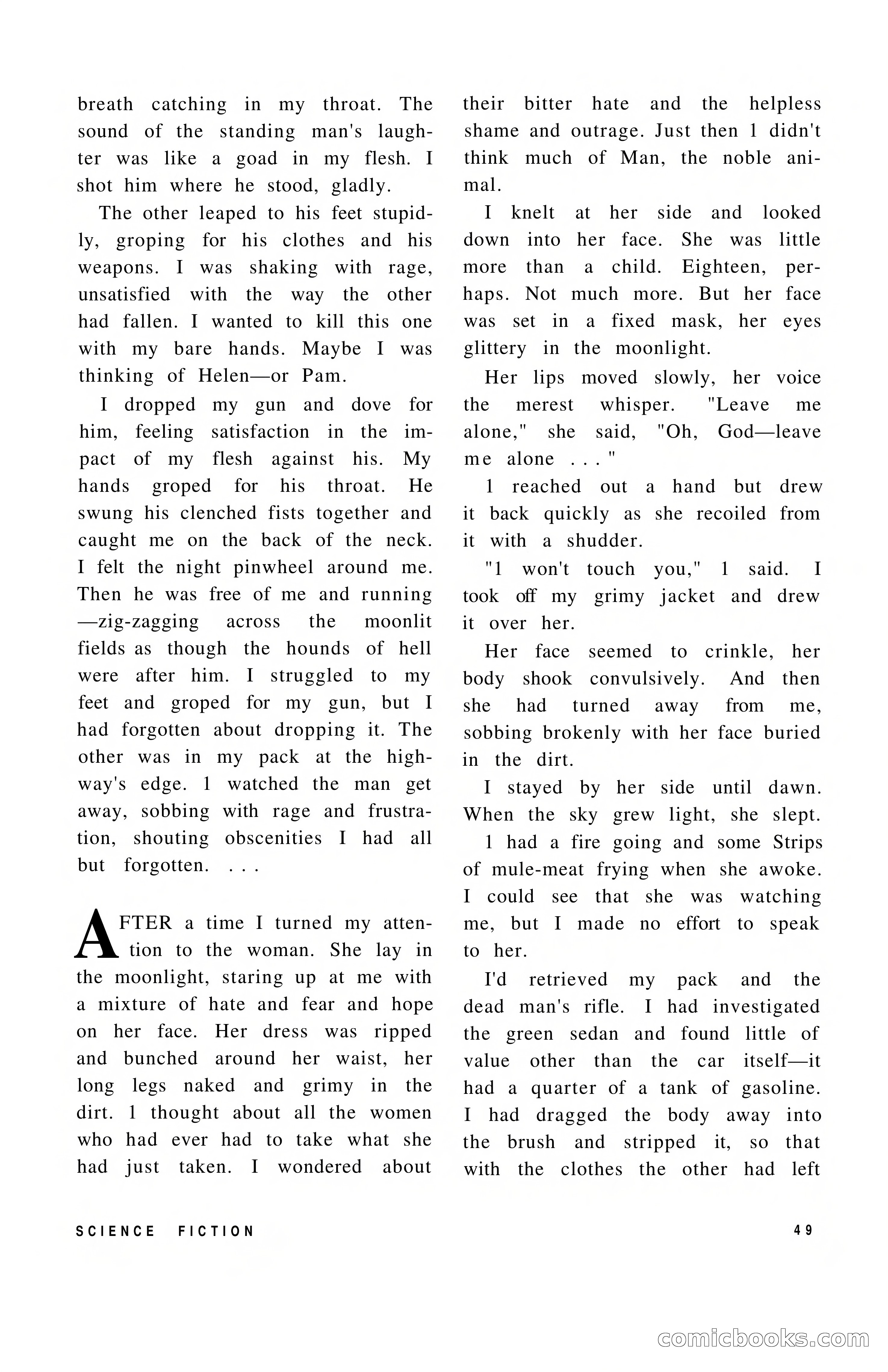 Vortex Science Fiction, Vol. 1, No. 1 — page 51 of 164
