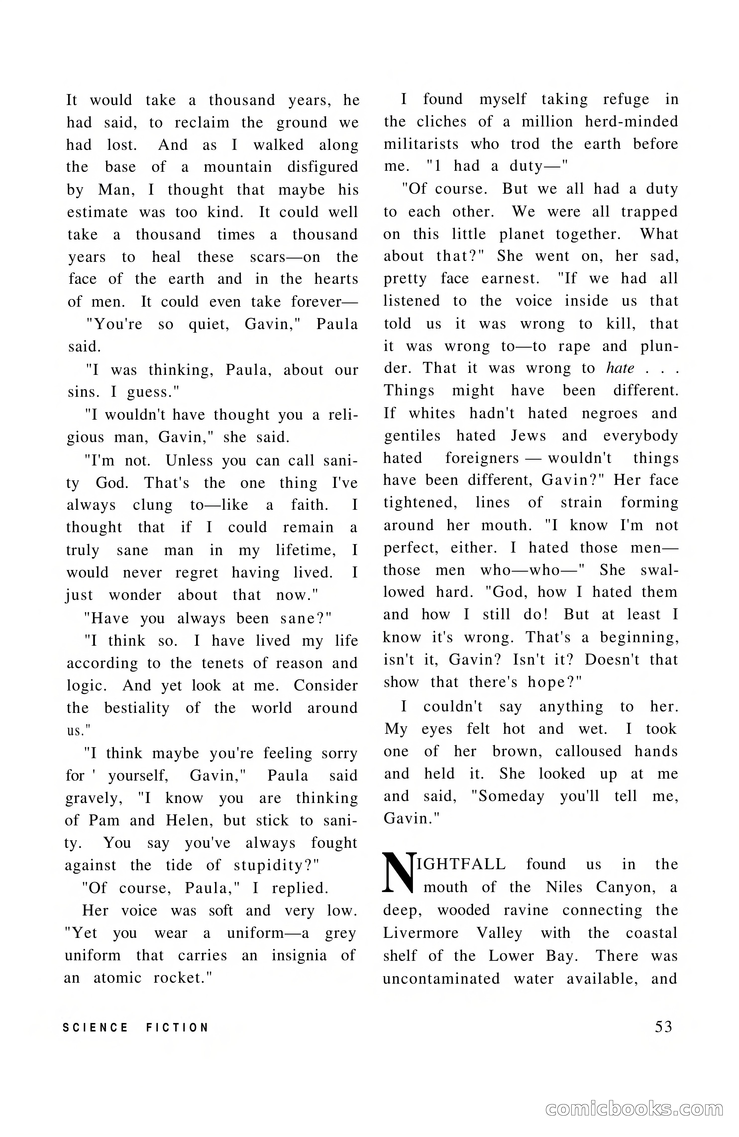 Vortex Science Fiction, Vol. 1, No. 1 — page 55 of 164