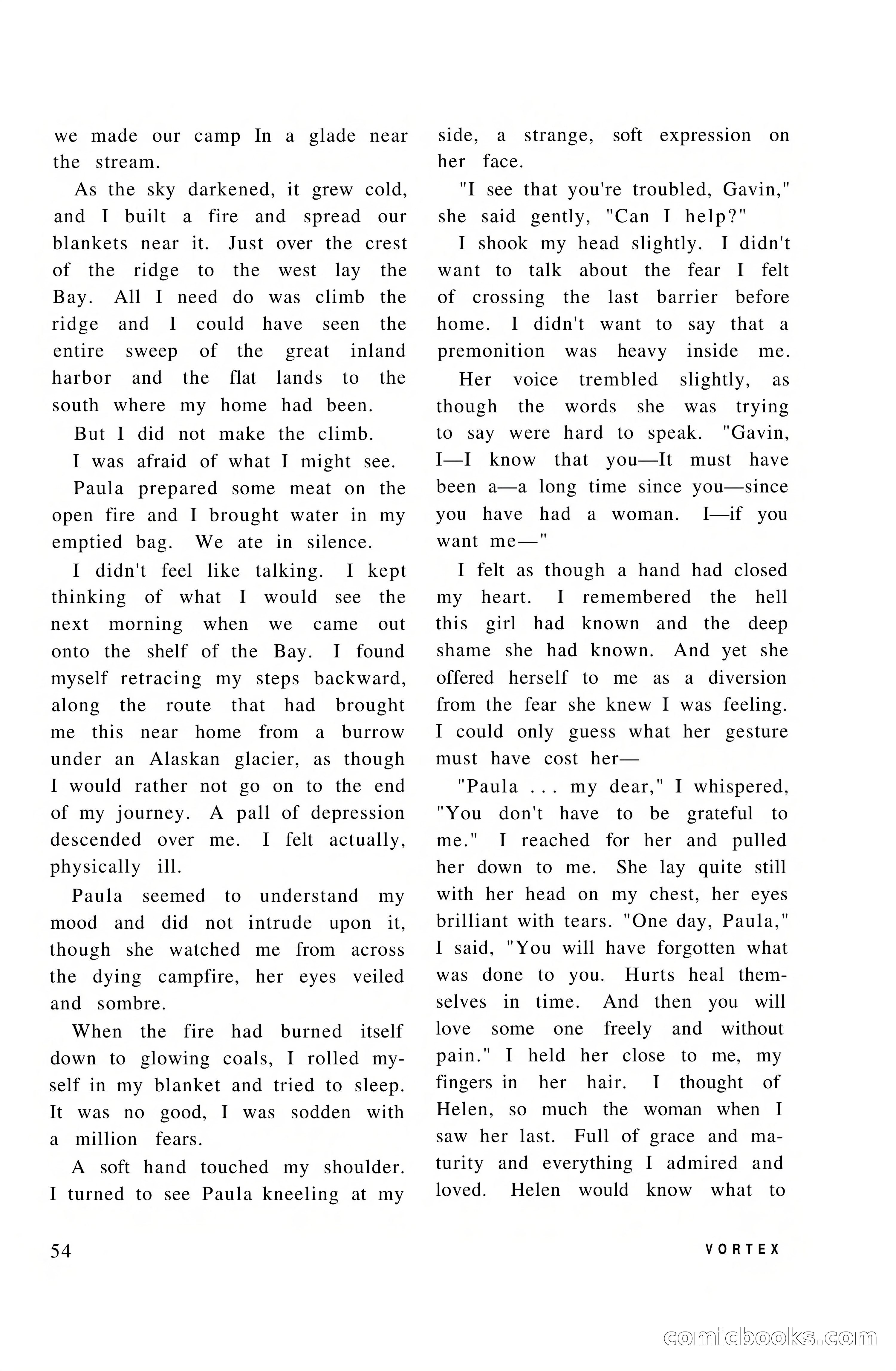 Vortex Science Fiction, Vol. 1, No. 1 — page 56 of 164