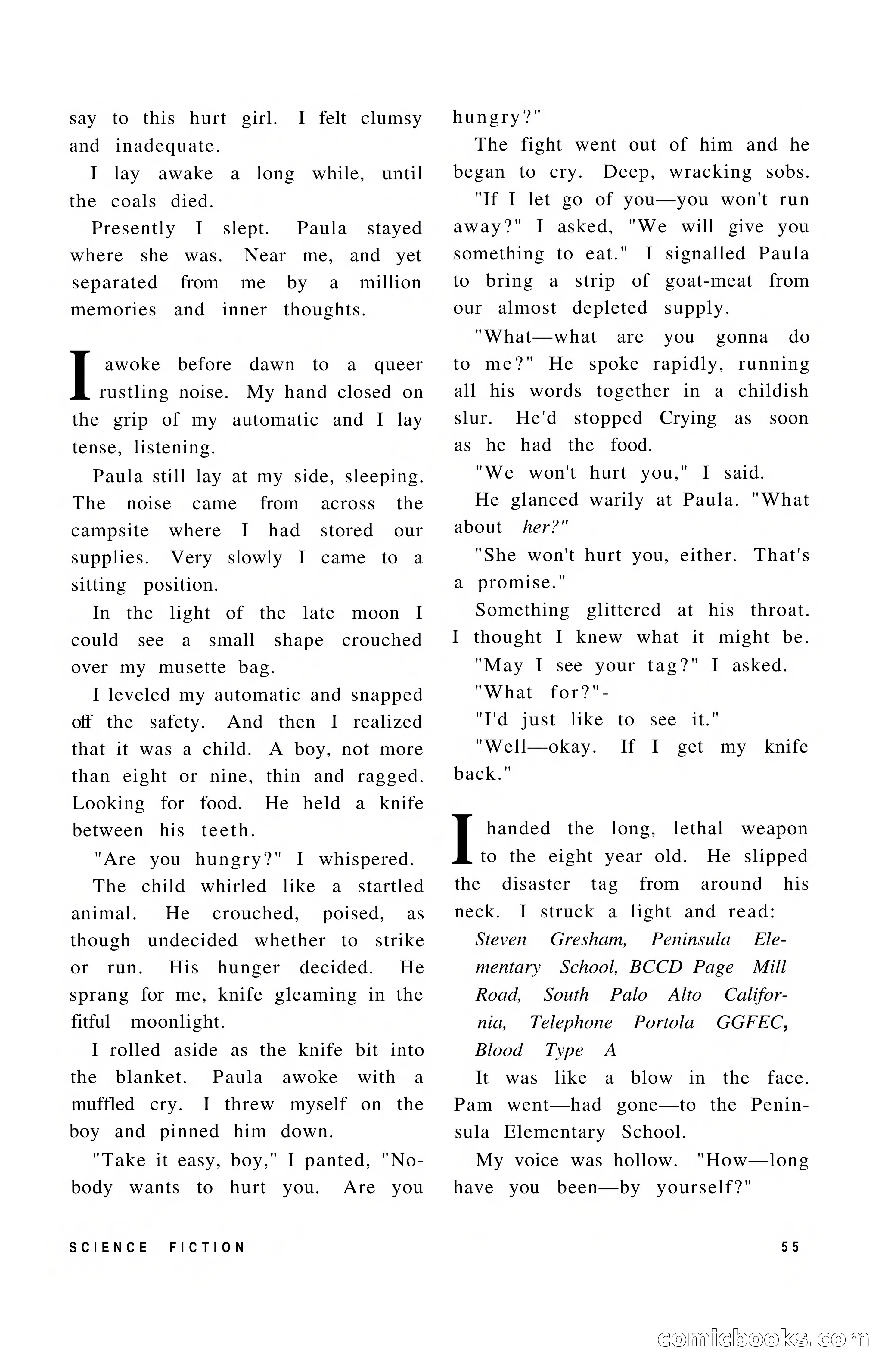 Vortex Science Fiction, Vol. 1, No. 1 — page 57 of 164