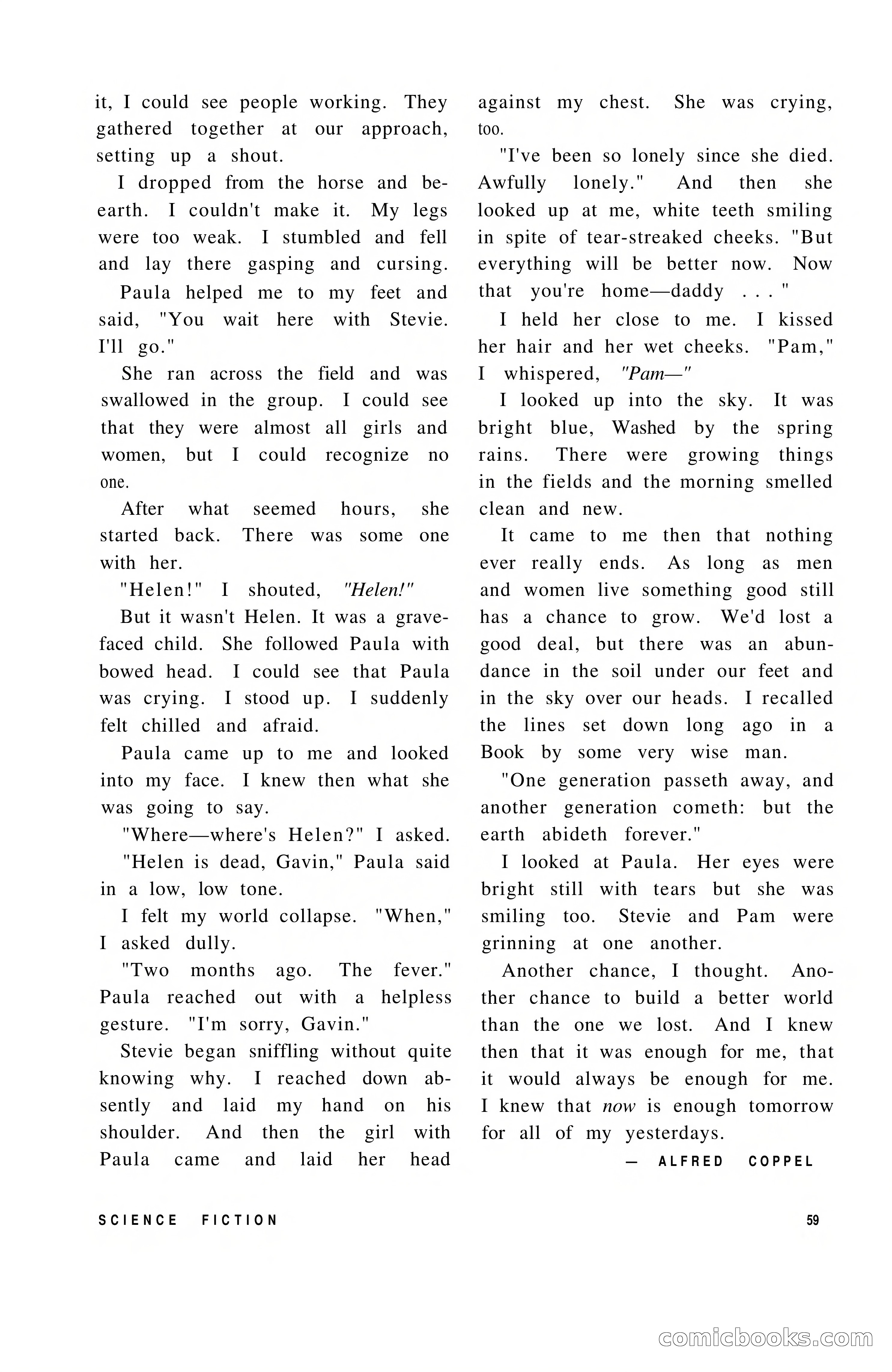 Vortex Science Fiction, Vol. 1, No. 1 — page 61 of 164