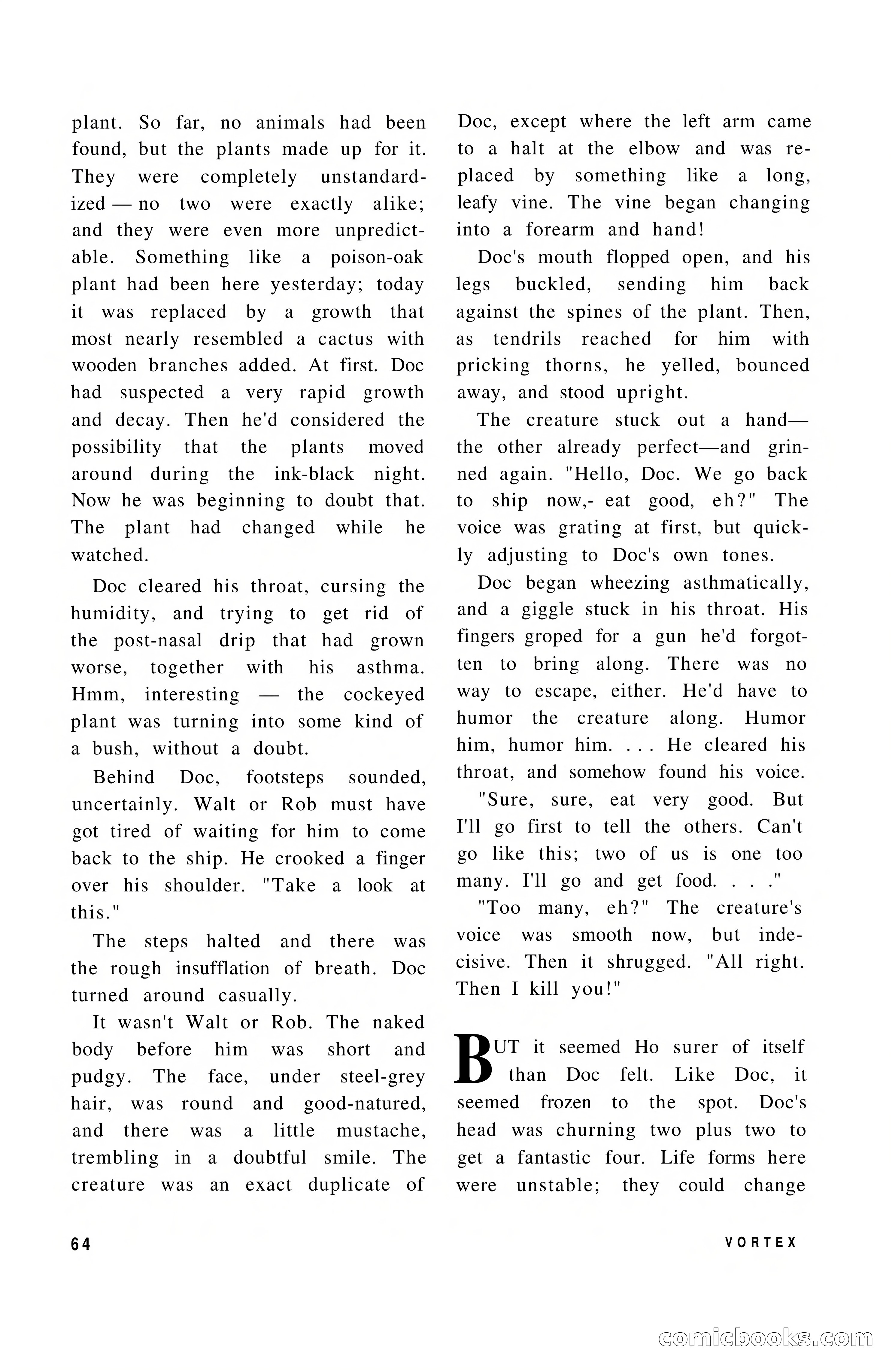 Vortex Science Fiction, Vol. 1, No. 1 — page 66 of 164