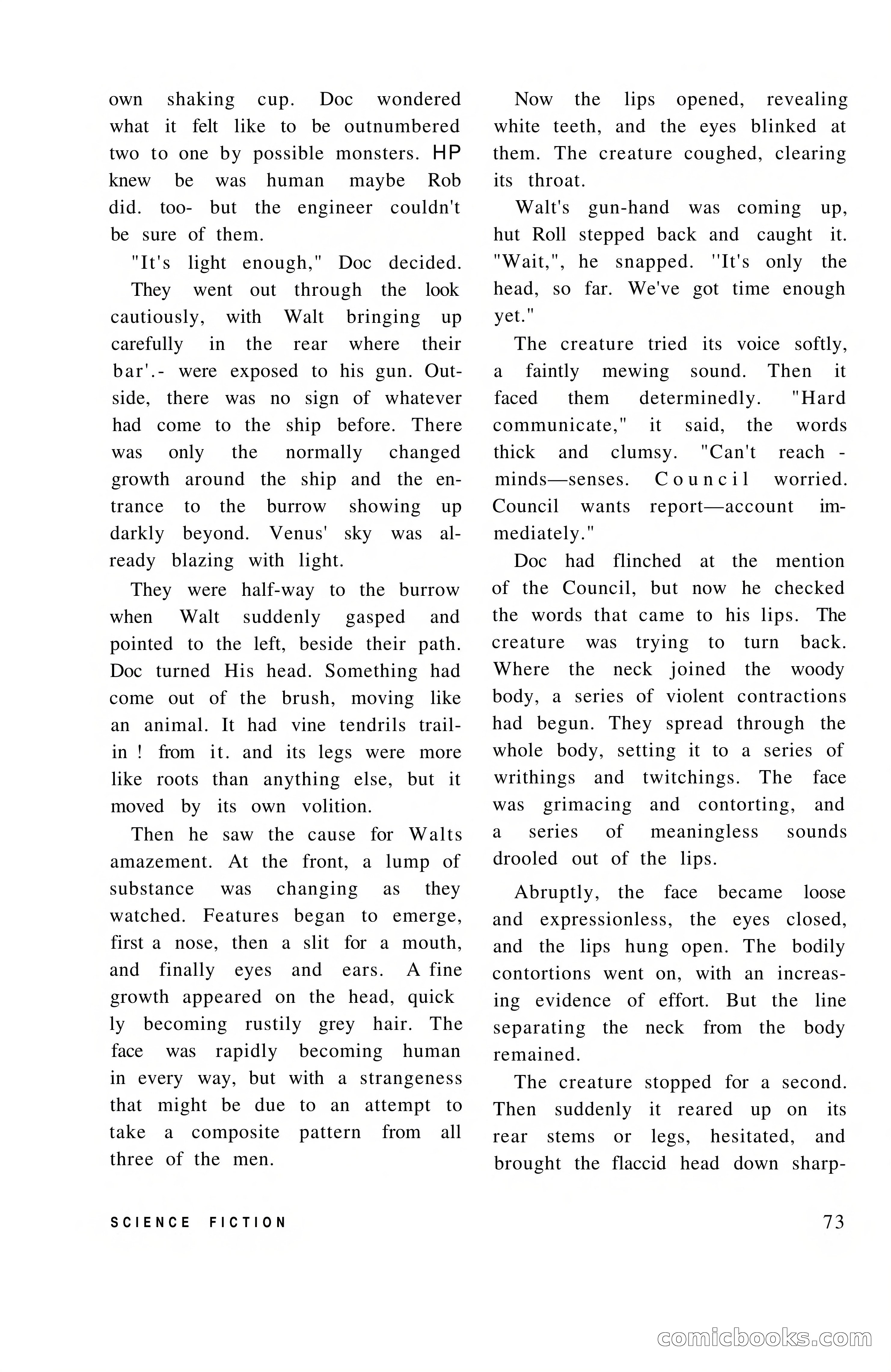 Vortex Science Fiction, Vol. 1, No. 1 — page 75 of 164