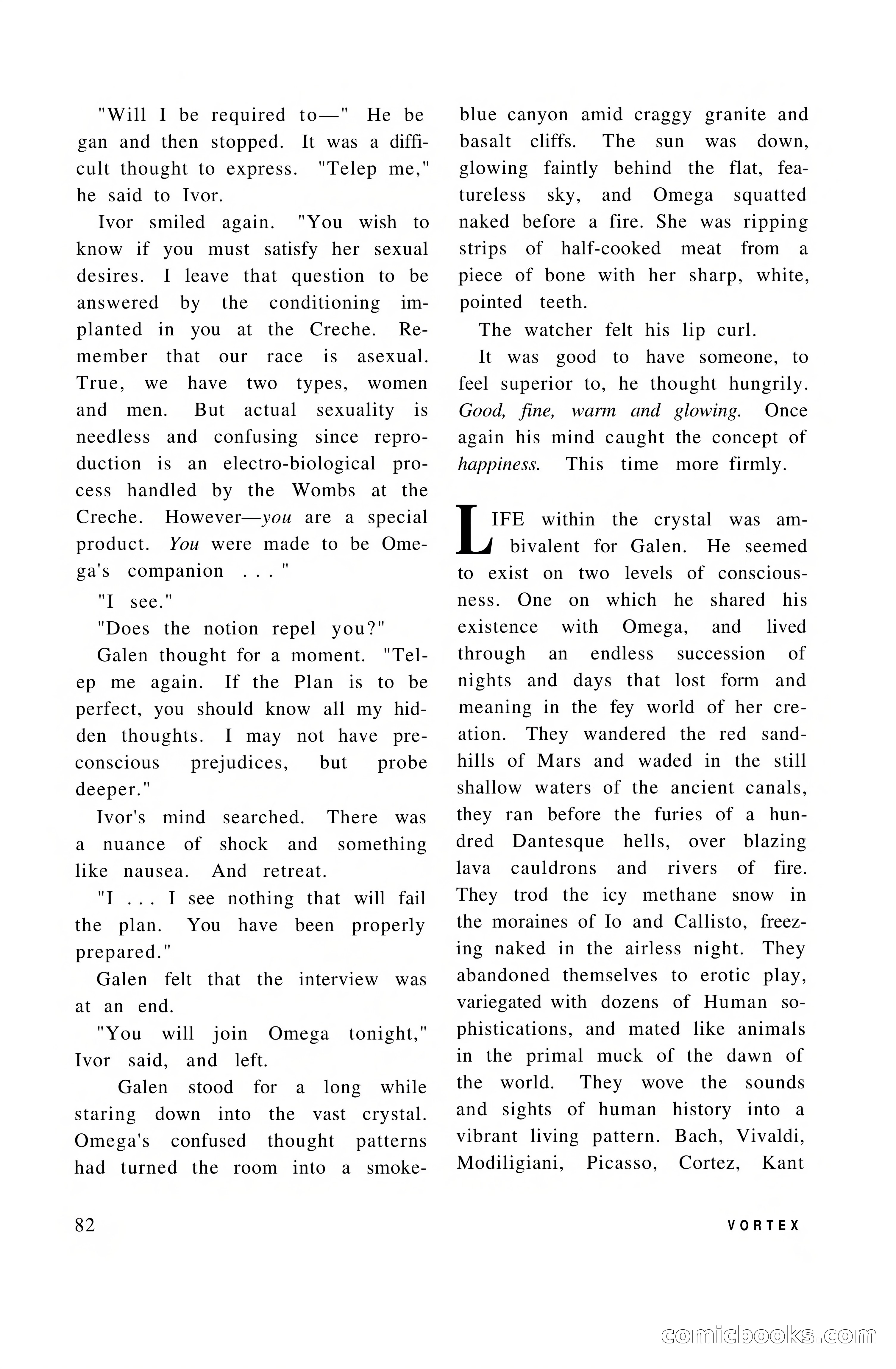 Vortex Science Fiction, Vol. 1, No. 1 — page 84 of 164