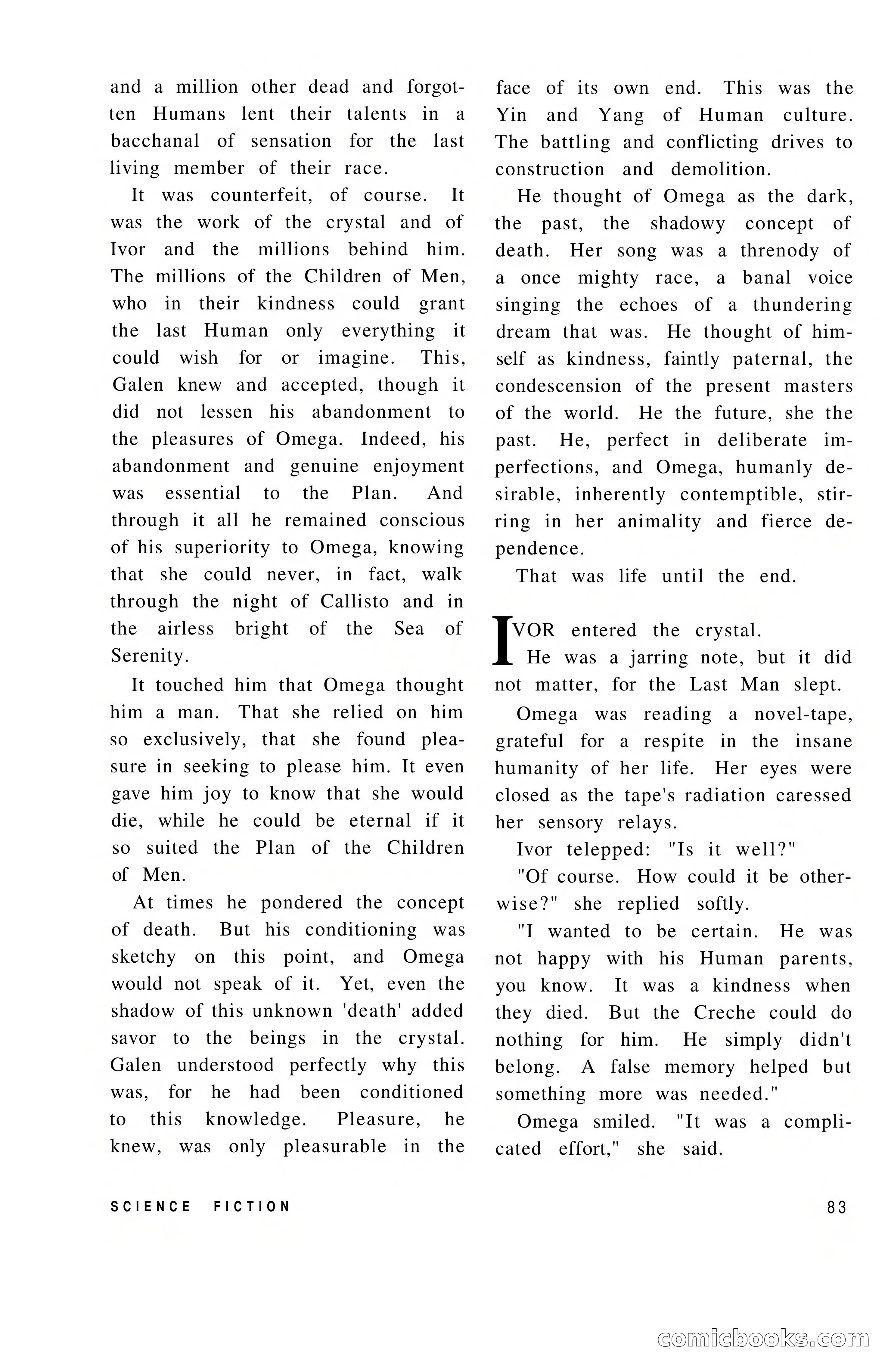 Vortex Science Fiction, Vol. 1, No. 1 — page 85 of 164